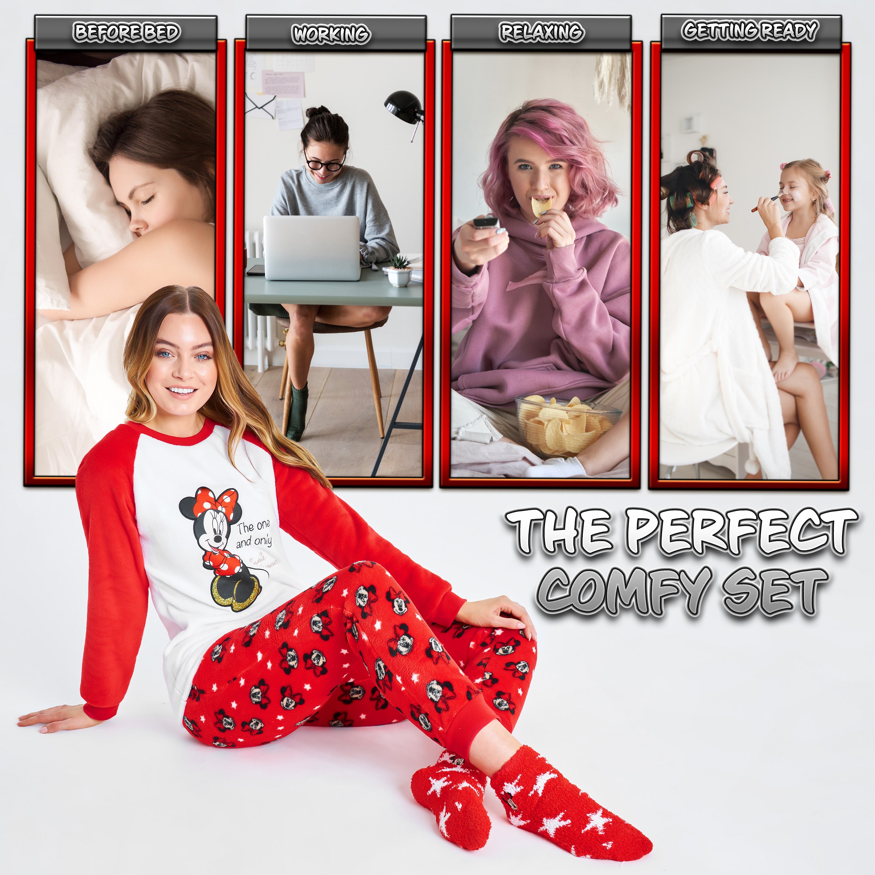 disney-pyjama-polaire-femme-stitch-avec-chaussettes-taille-s image 5