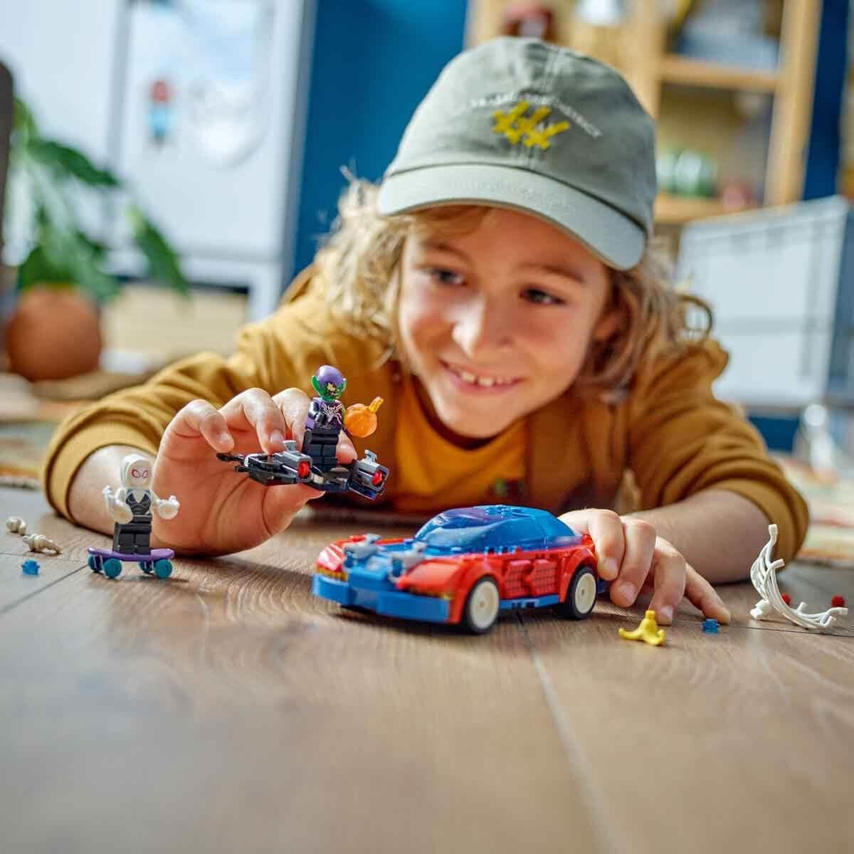 lego-marvel-76279-voiture-spider-man-vs-bouffon-vert-7-ans image 2