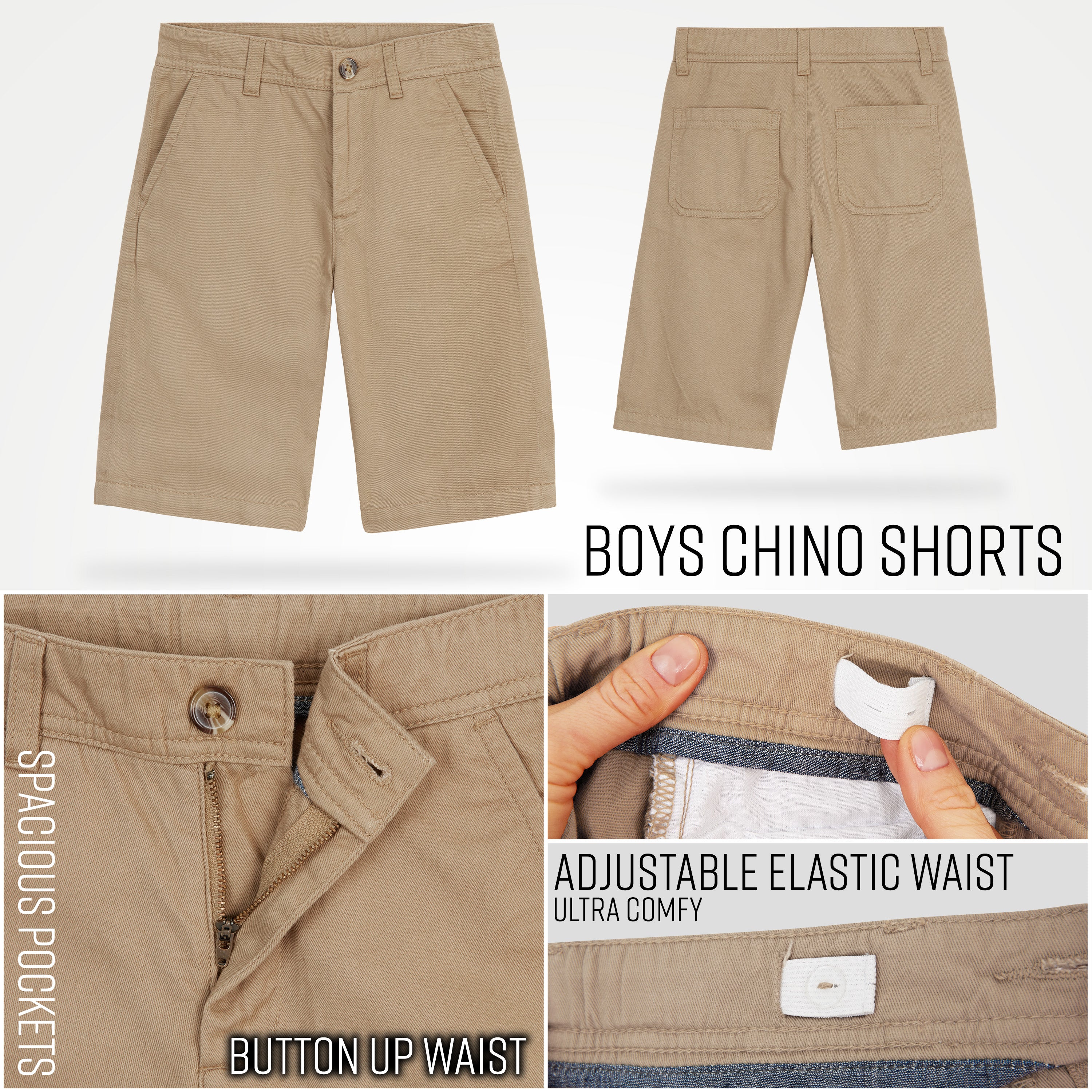 get-trend-short-chino-gar-on-beige-coton-4-5-ans image 5