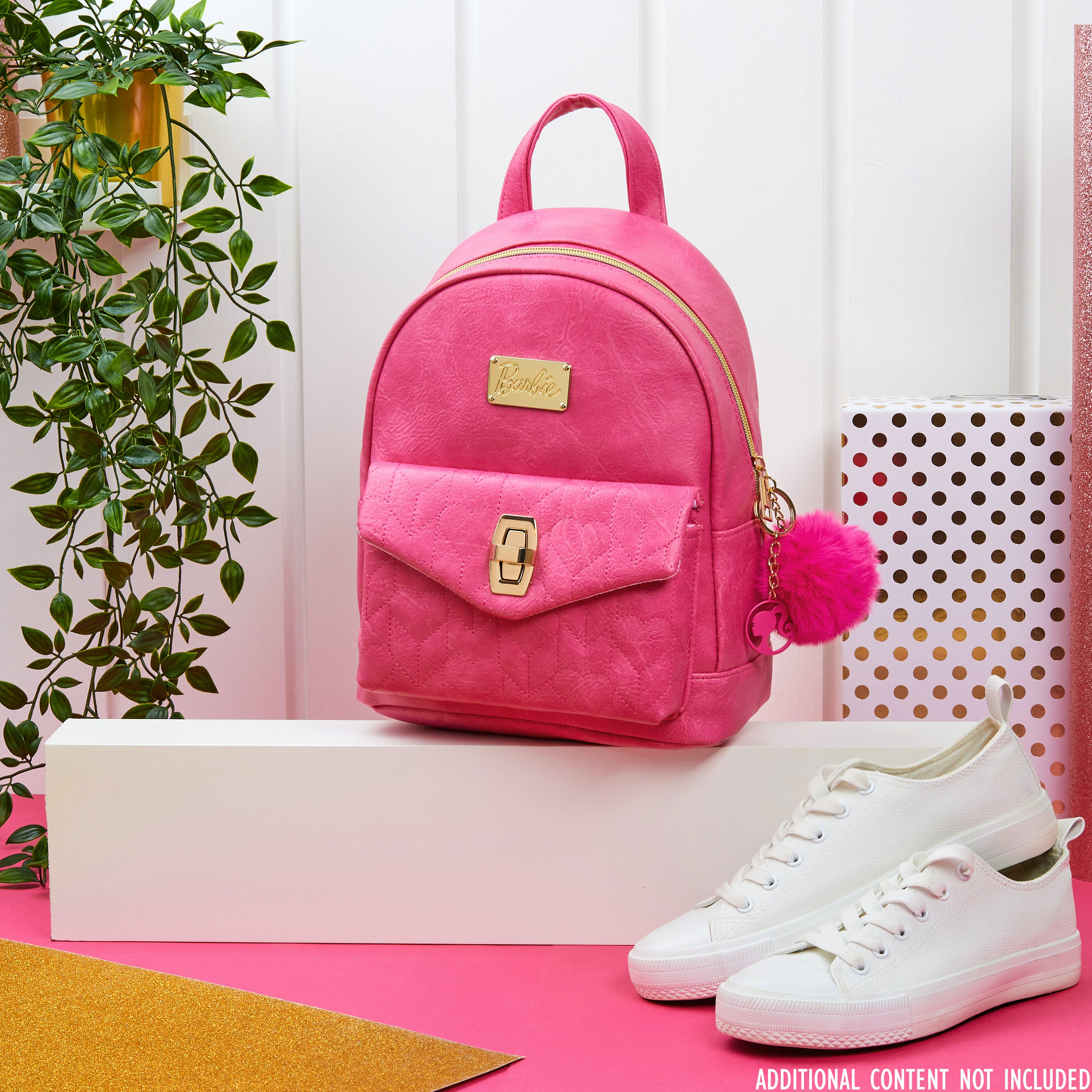 barbie-sac-dos-femme-similicuir-rose-bretelles-r-glables image 2