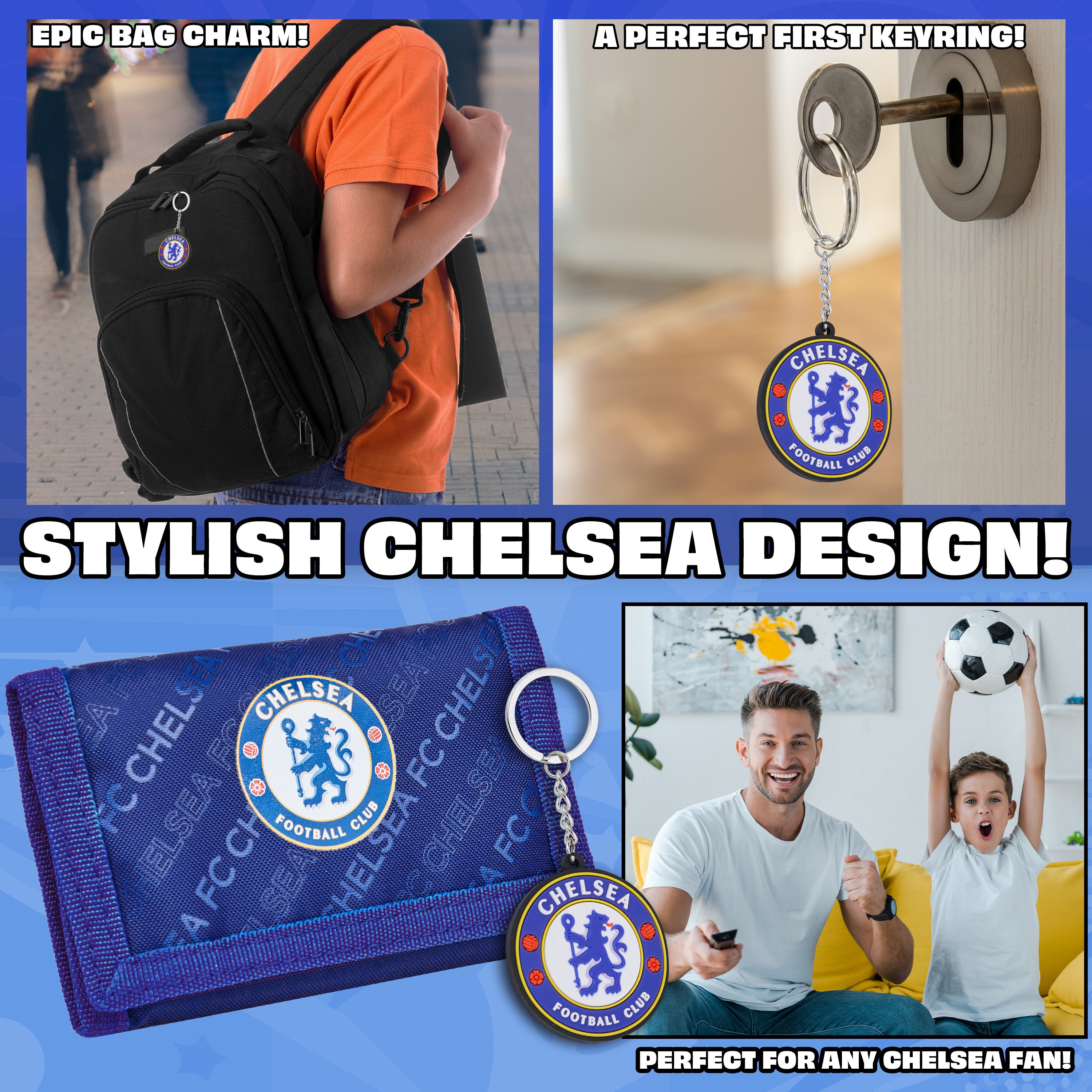 chelsea-f-c-portefeuille-gar-on-triple-porte-cl-s image 4