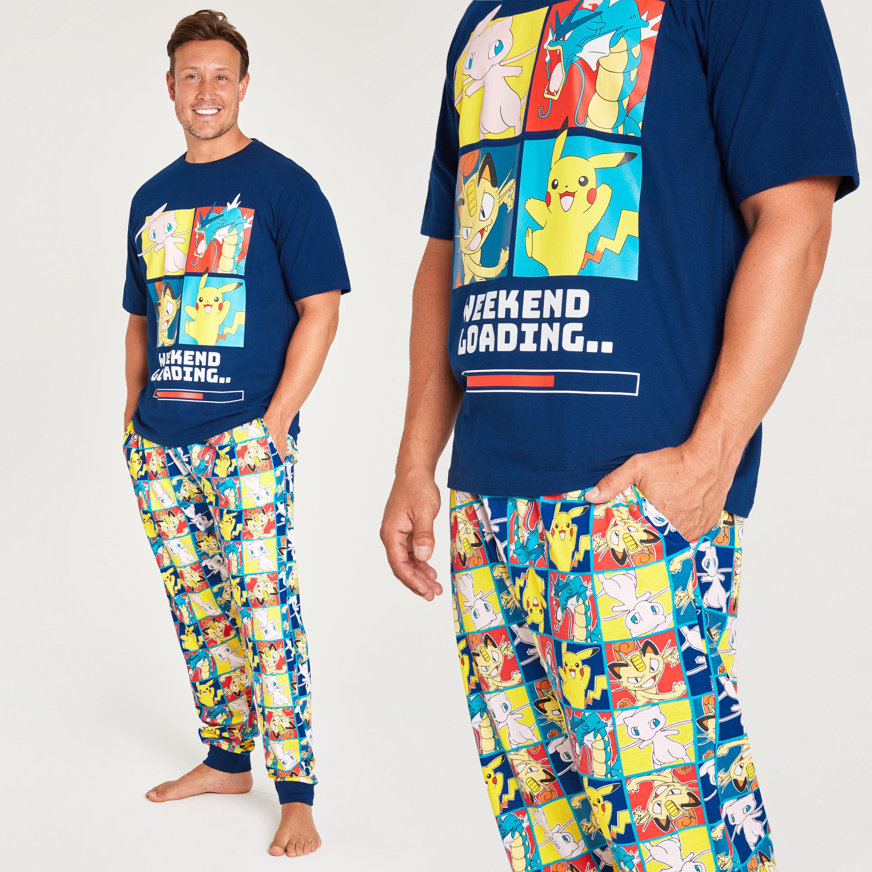 pok-mon-pyjama-homme-2-pi-ces-t-shirt-pantalon-coton-taille-m image 3