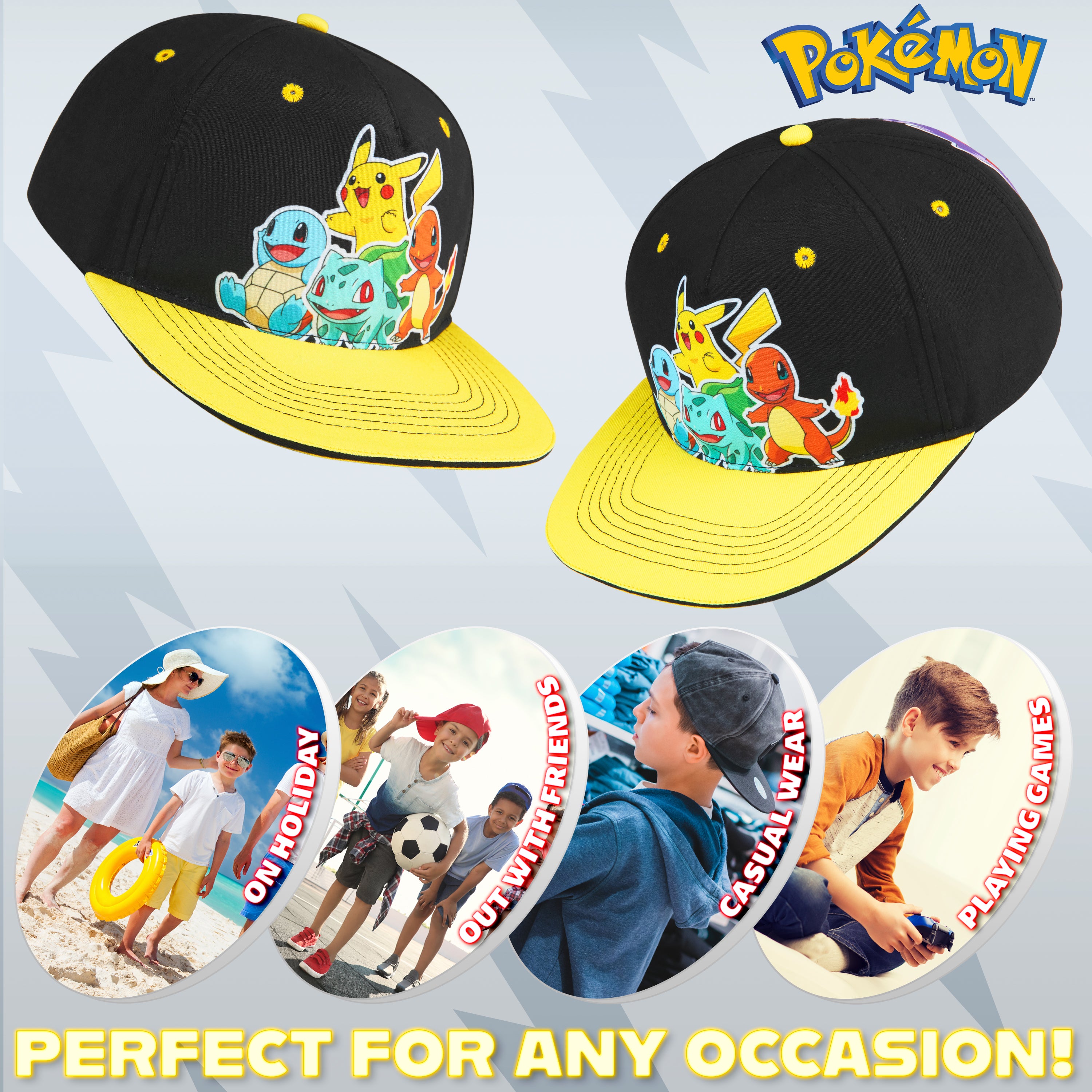 casquette-pok-mon-pikachu-enfant-r-glable-t image 4