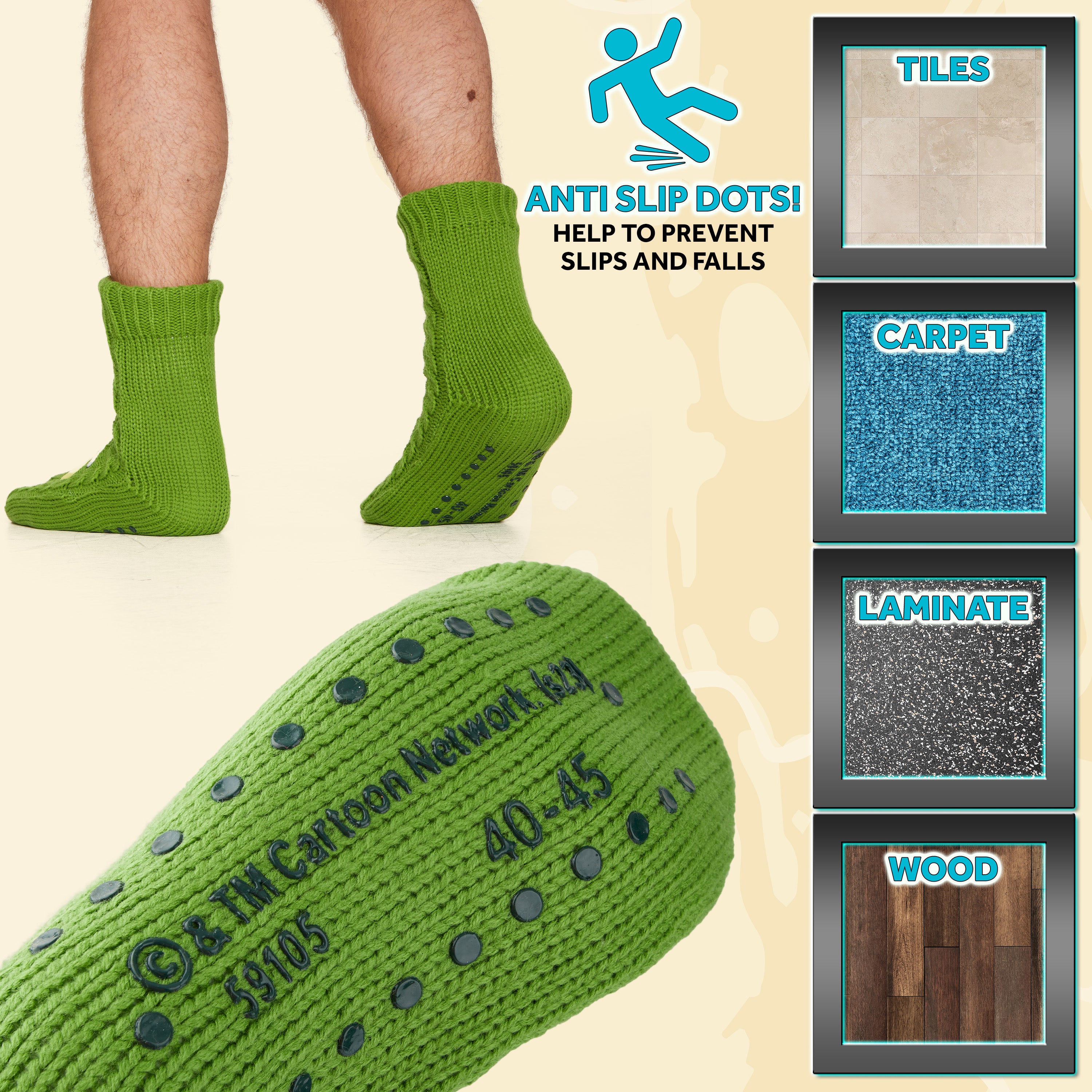rick-and-morty-chaussettes-pilou-homme-ant-parkinson image 4
