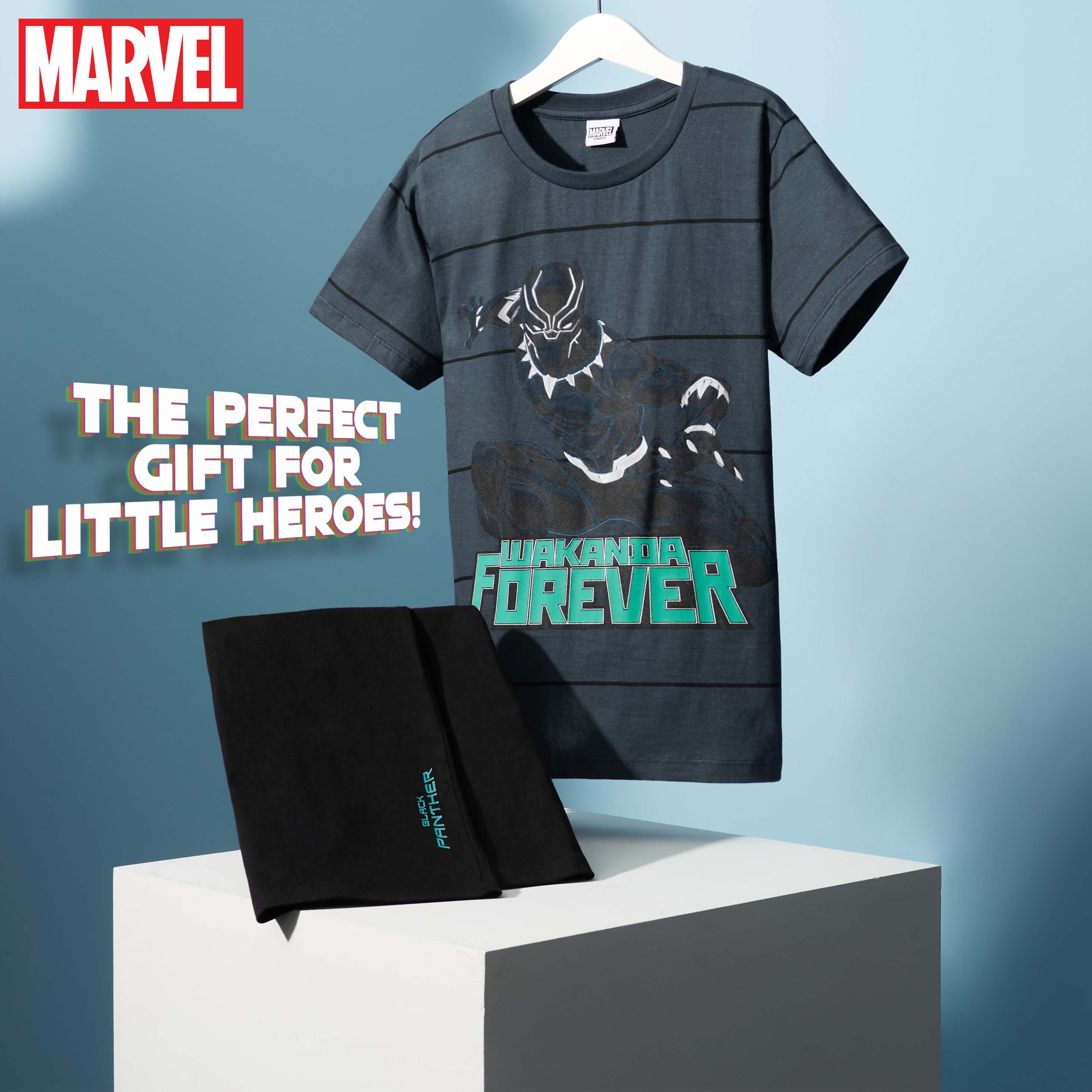 marvel-black-panther-pyjama-gar-on-short-coton-5-6-ans image 7