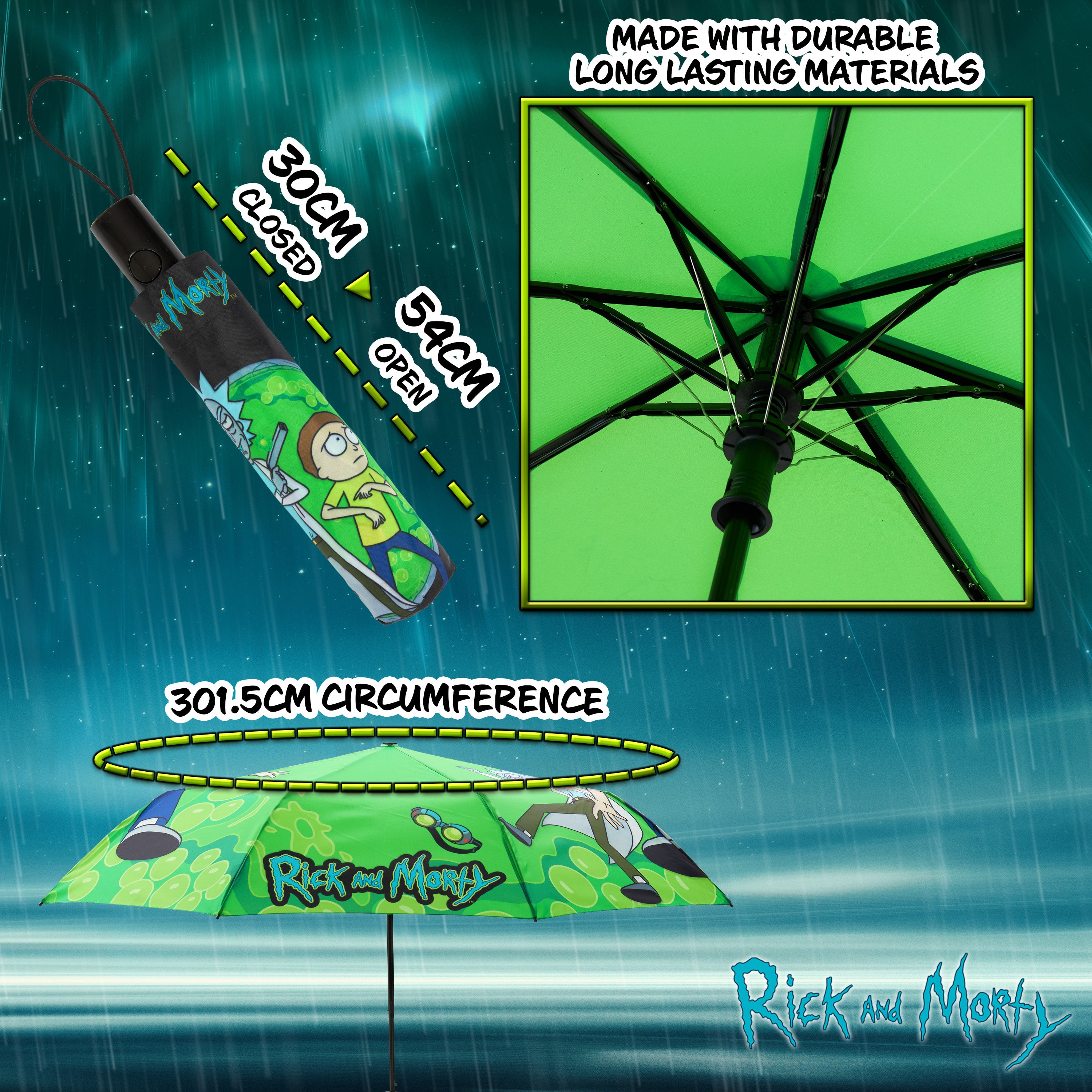 rick-and-morty-parapluie-pliant-t-lescopique-compact-adulte image 6