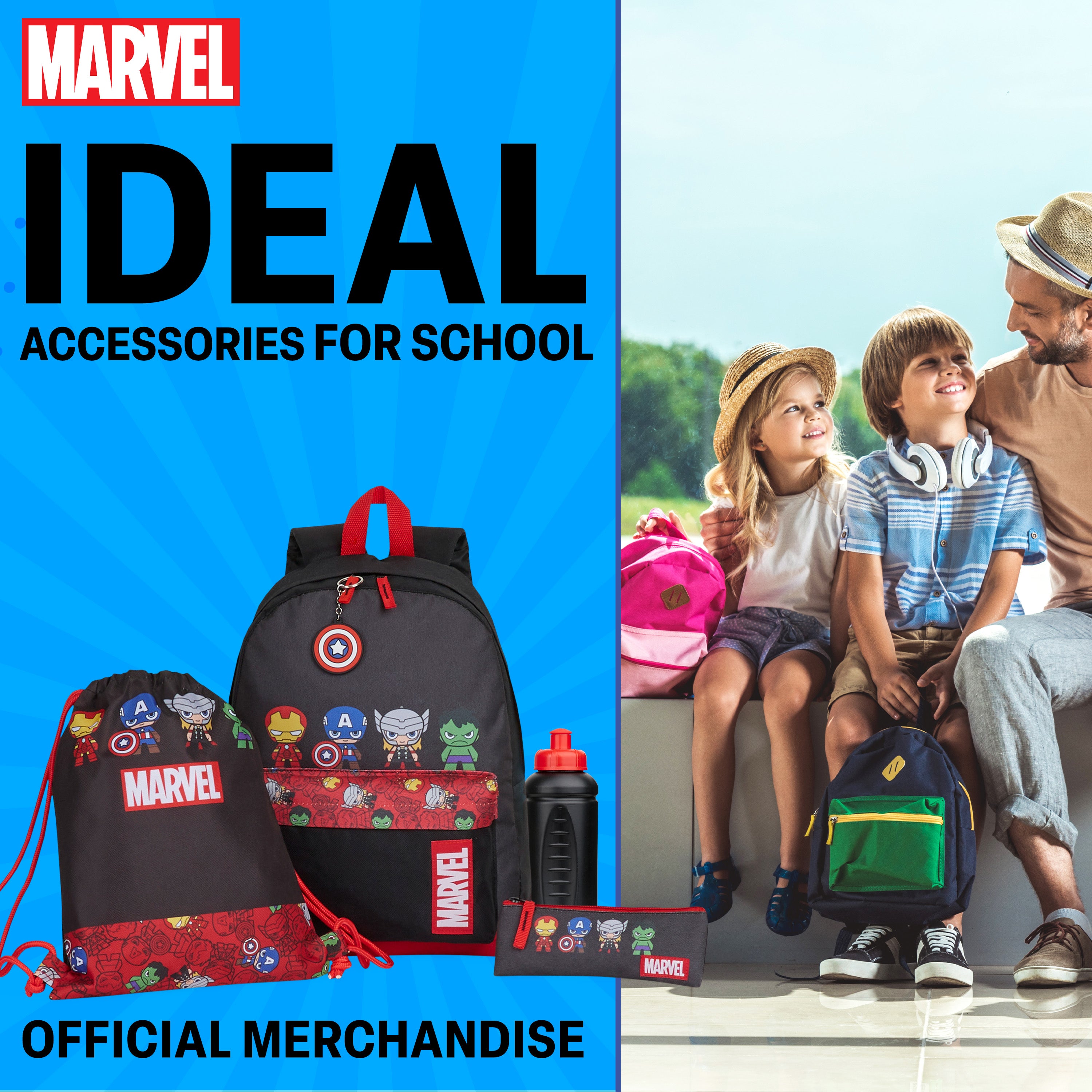 marvel-cartable-gar-on-5-pi-ces-sac-dos-trousse-gourde image 4