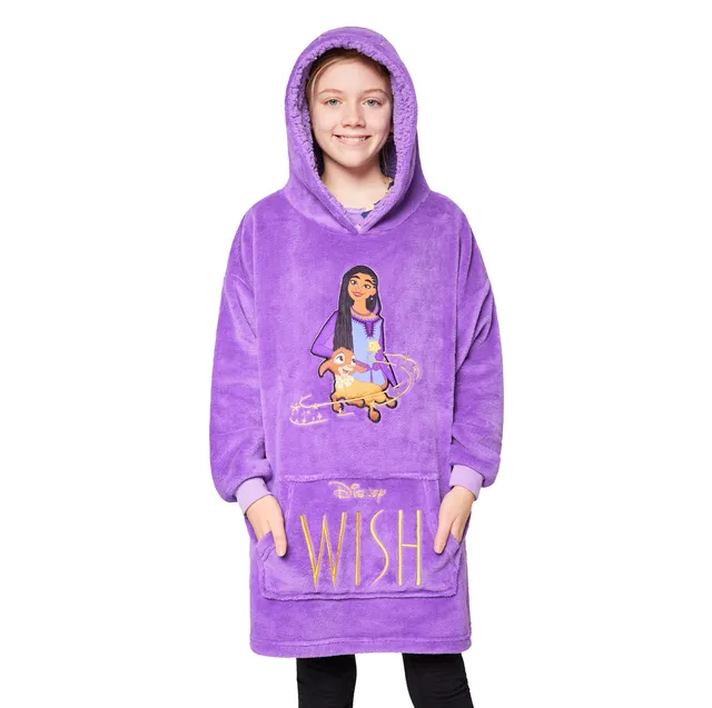 get-trend-boys-disney-wish-sweat-plaid-enfant-oversize-polaire image 1