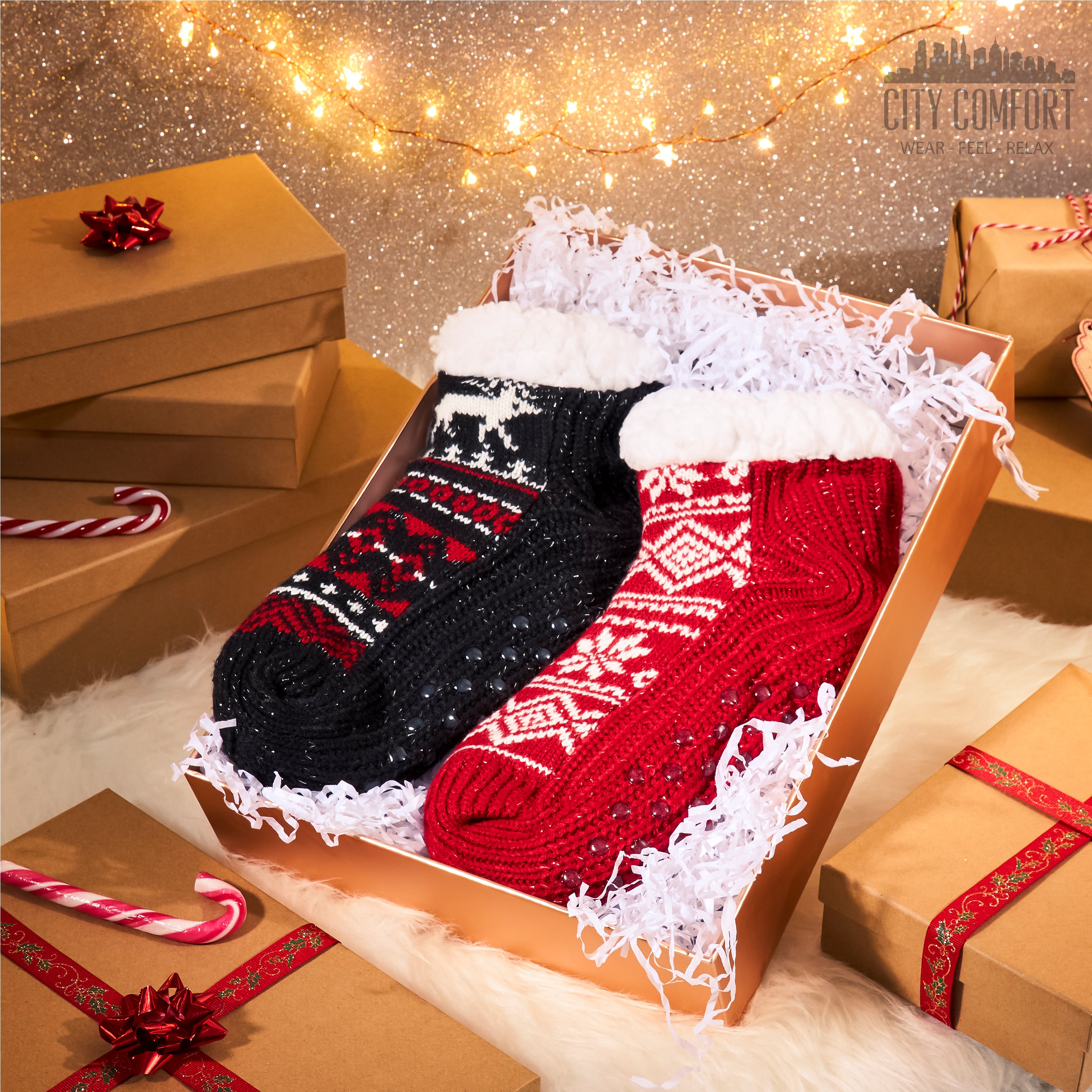 get-trend-citycomfort-chaussettes-pilou-femme-antid-rapantes image 3