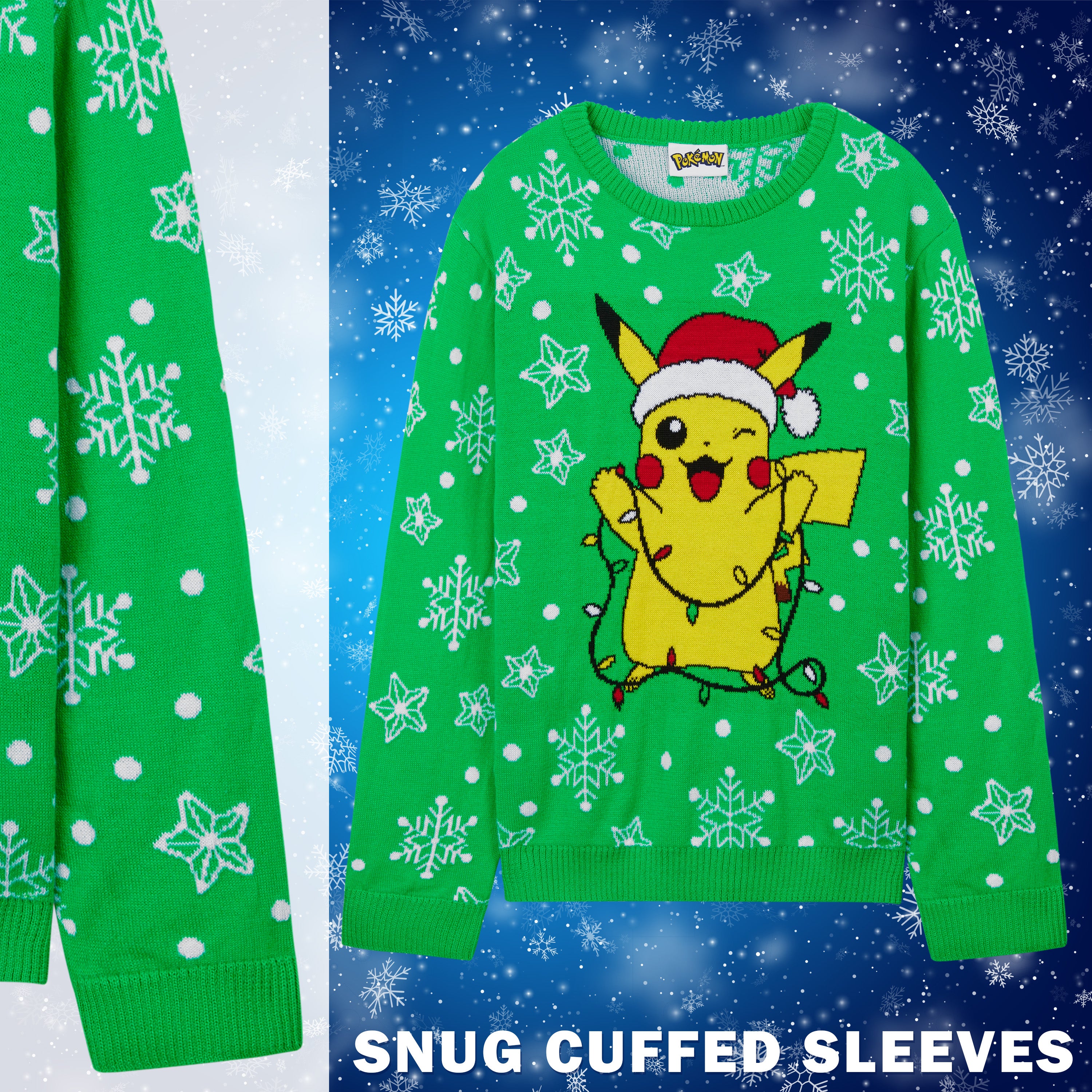 pok-mon-pull-de-no-l-enfant-tricot-chaud-7-8-ans-pikachu image 4