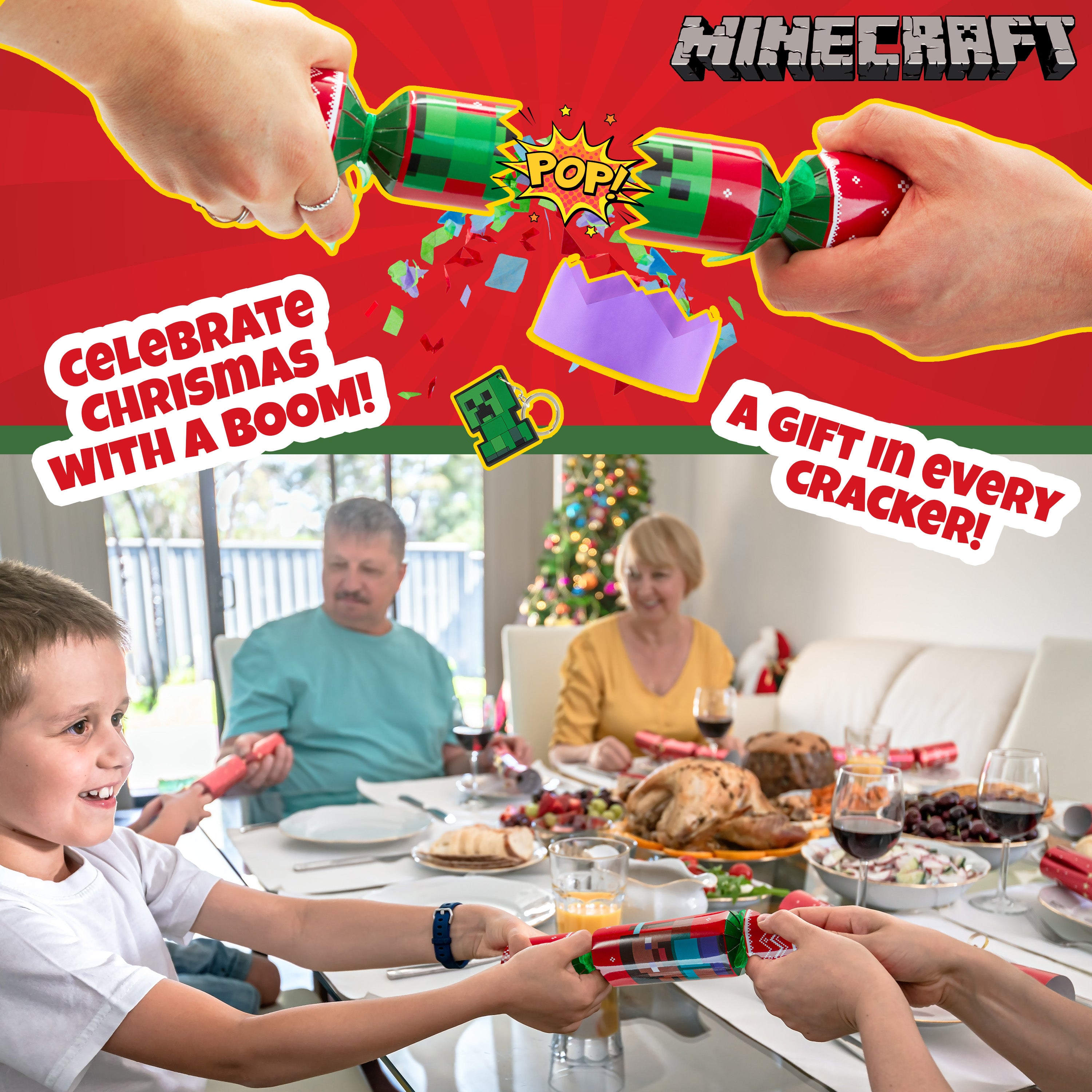 get-trend-minecraft-crackers-no-l-lot-6-mini-creeper-cadeaux image 3
