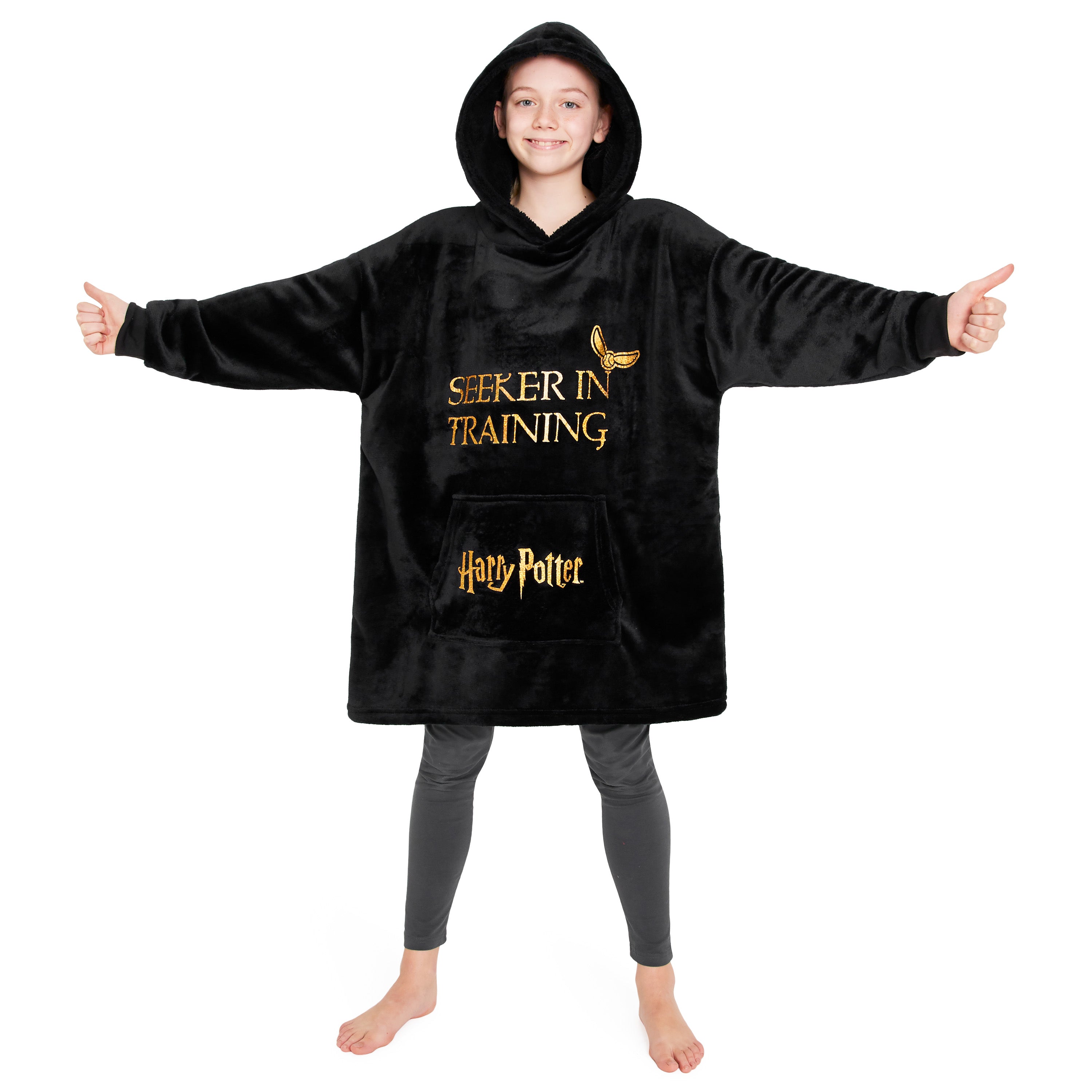harry-potter-plaid-capuche-enfant-sherpa-oversize image 1