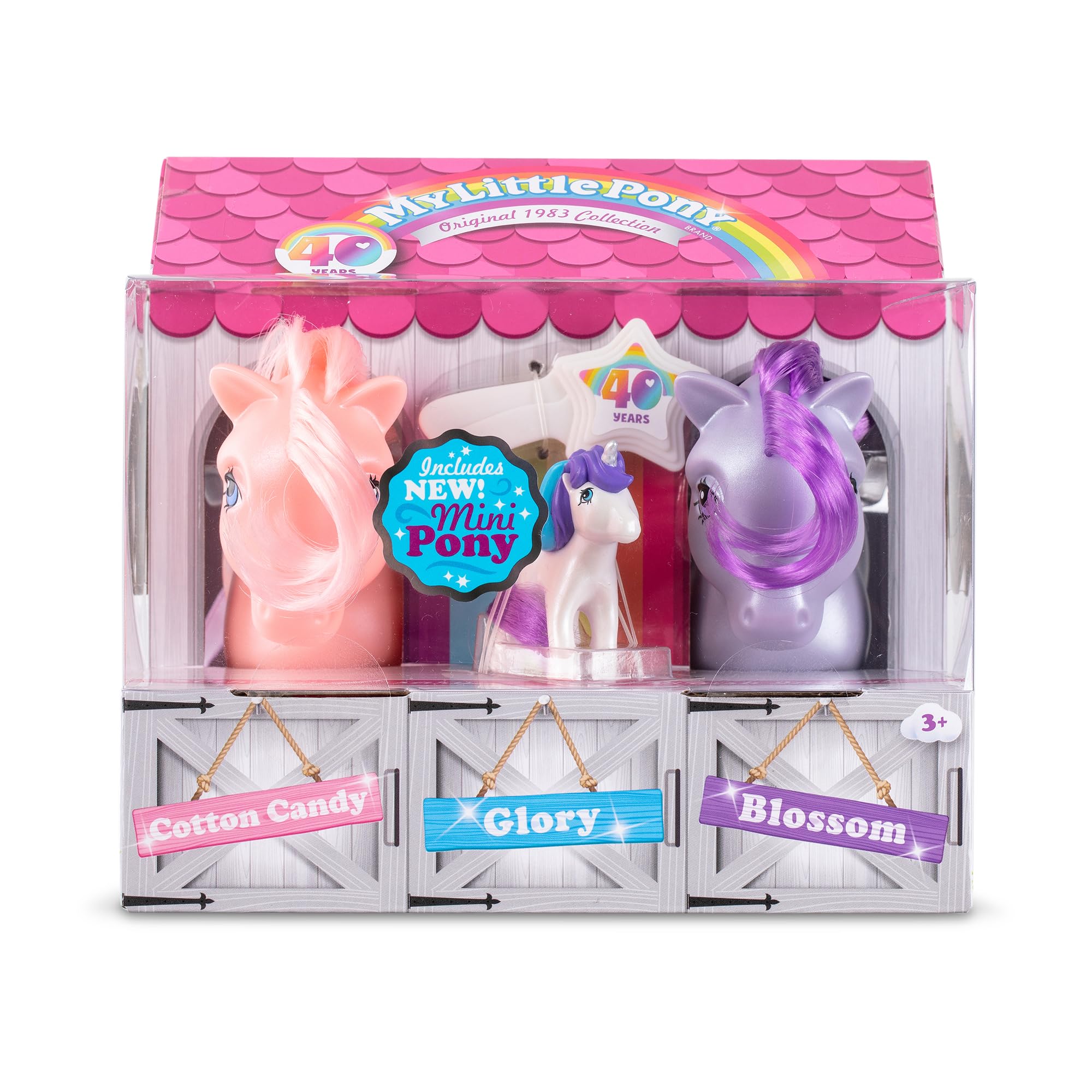my-little-pony-classics-35339-pack-3-figurines-40e-anniversaire image 2