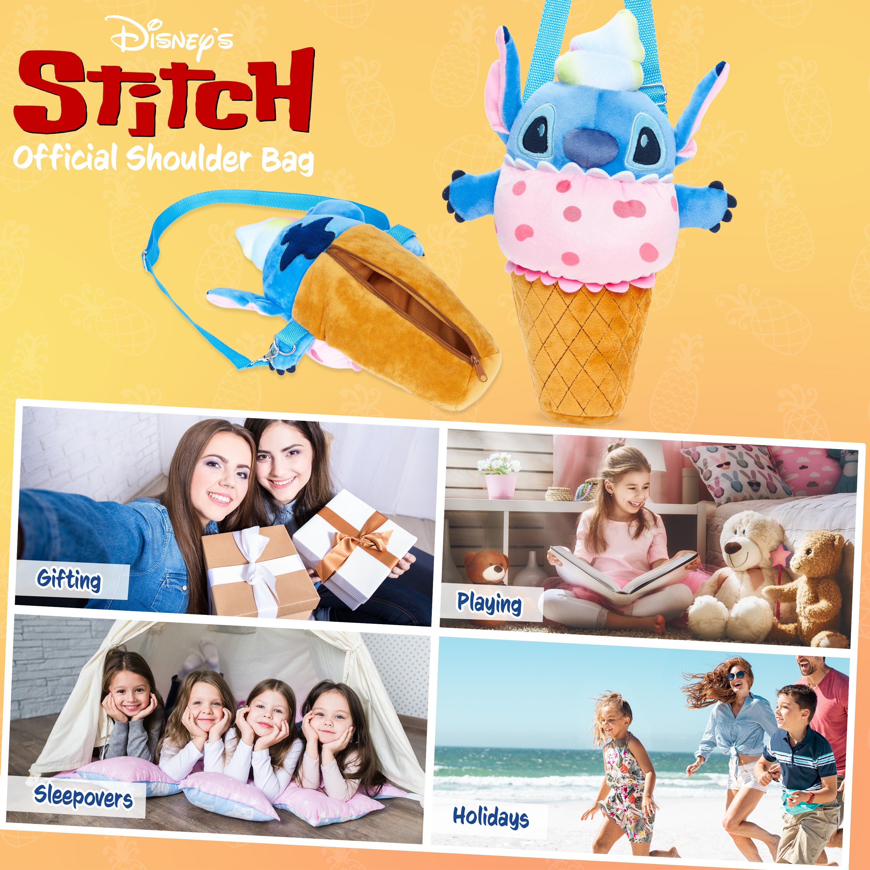 disney-stitch-sac-bandouli-re-fille-3d-crossbody image 3