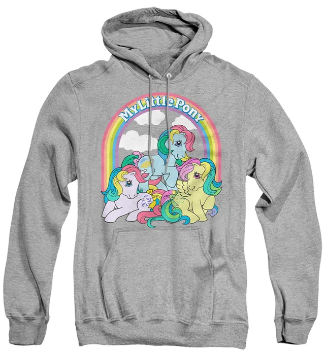 my-little-pony-under-the-rainbow-sweat-femme-gris-chin-m image 1