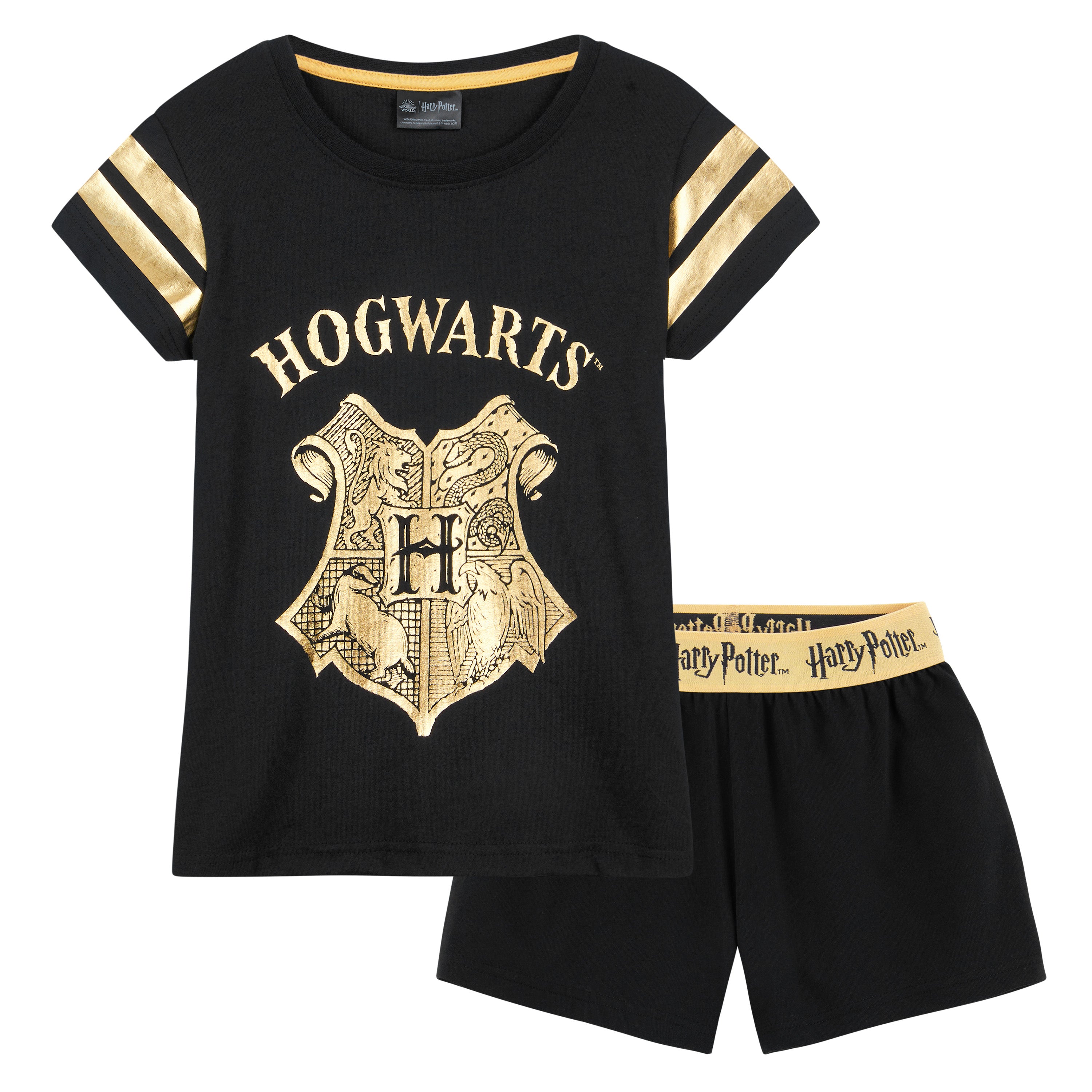 harry-potter-pyjama-court-fille-9-10-ans-coton-2-pi-ces image 1
