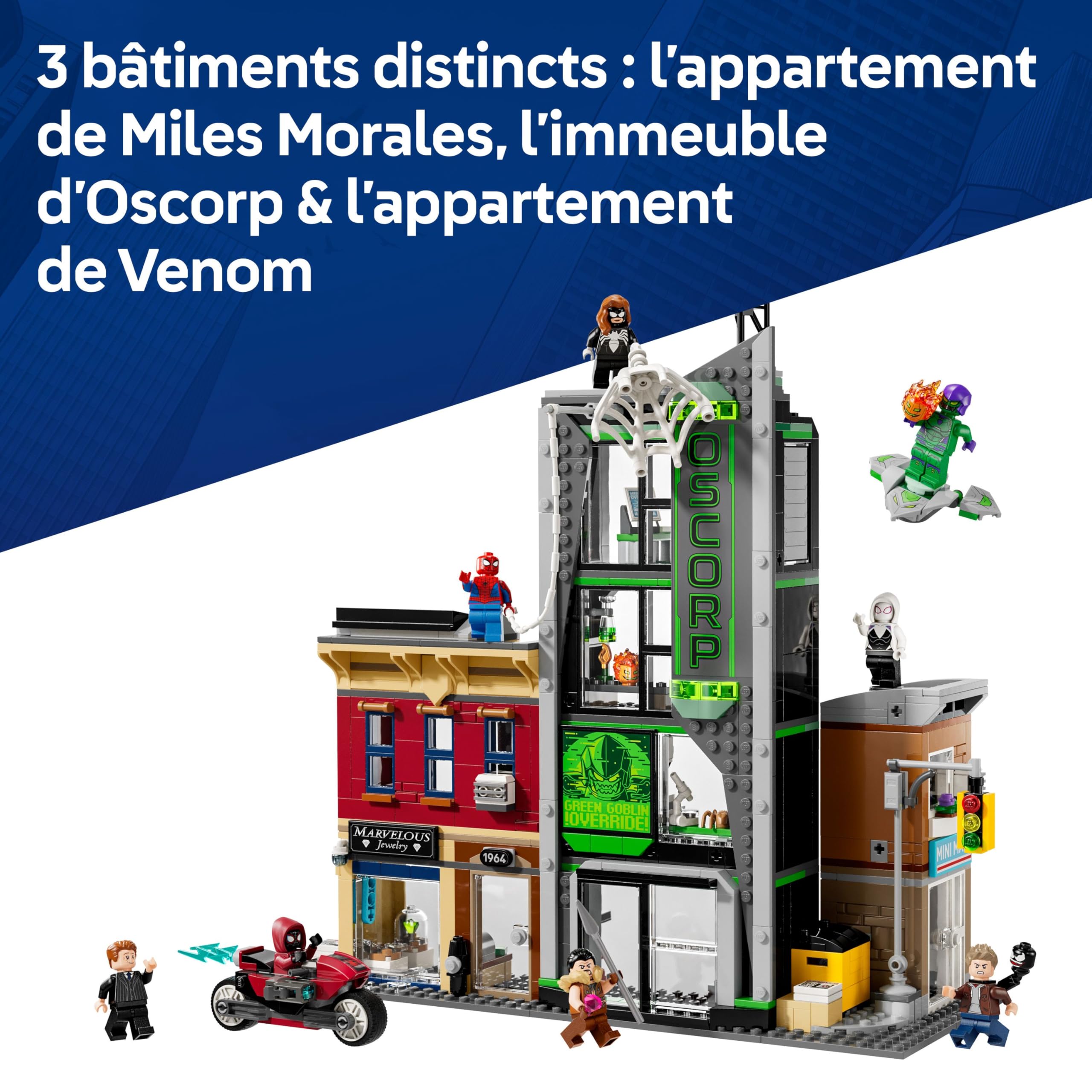 lego-marvel-76324-spider-man-contre-oscorp-jeu-808-pi-ces image 3