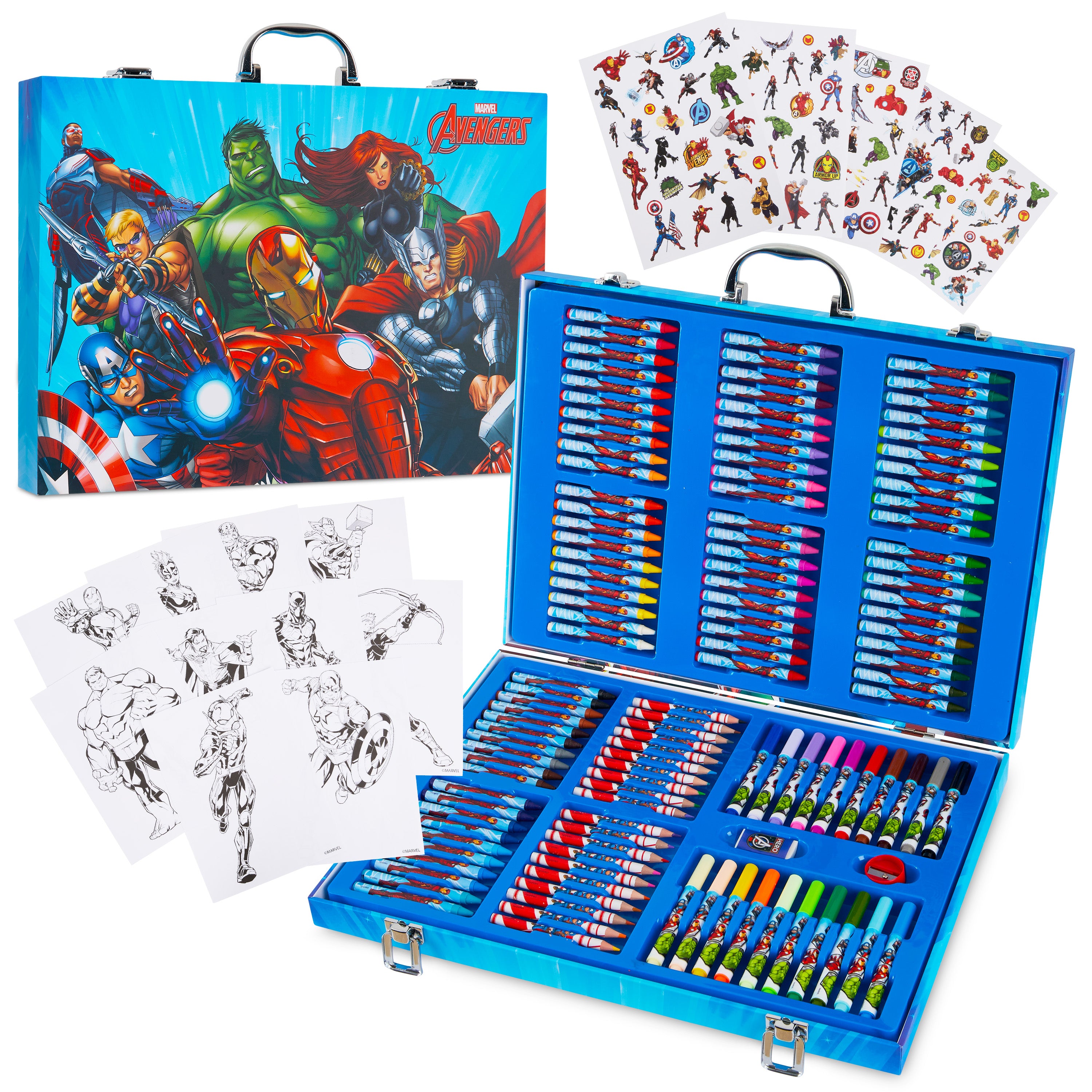 marvel-avengers-kit-dessin-enfant-130-pi-ces-multi-h-ros image 1
