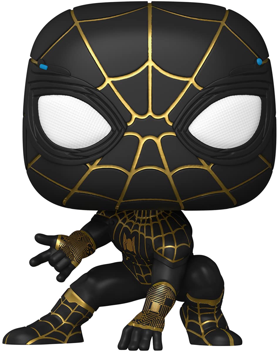 funko-pop-spider-man-black-gold-jumbo-figurine-25-cm image 3