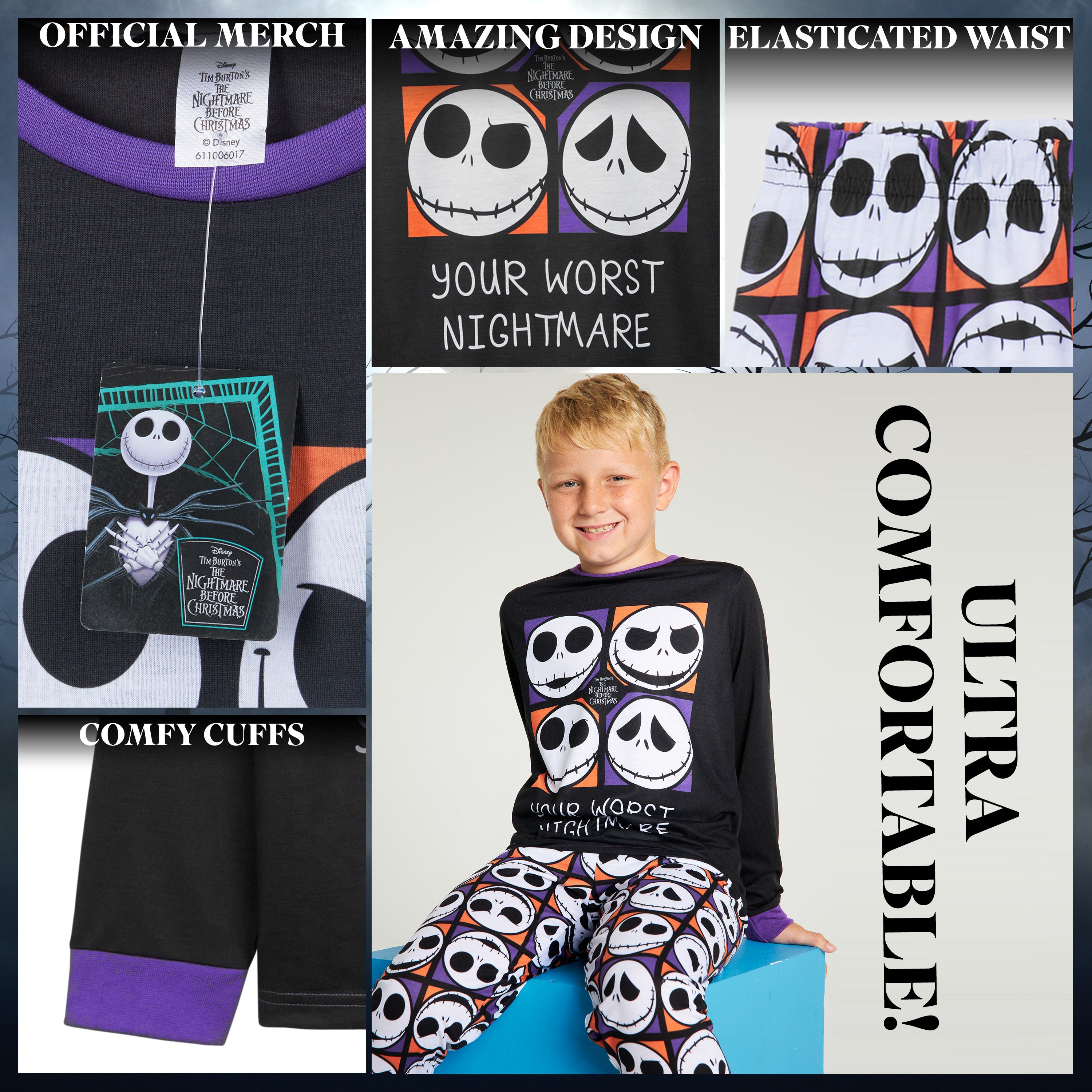 get-trend-nightmare-before-christmas-pyjama-gar-on-long image 4