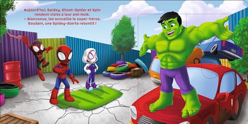 marvel-spidey-et-ses-amis-mon-premier-livre-puzzle-b-b-4-pi-ces image 6