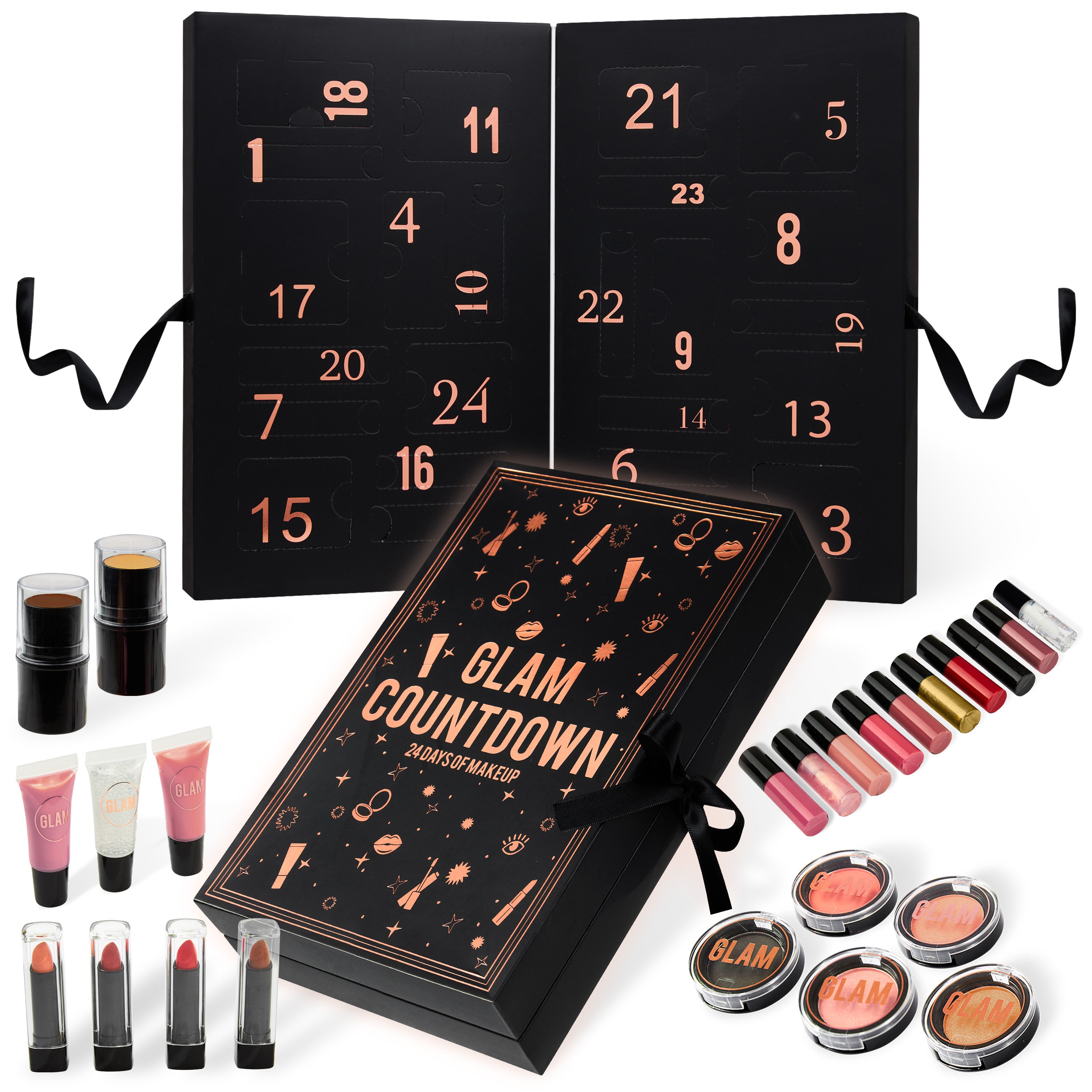 kreativekraft-beauty-calendrier-de-l-avent-beaut-maquillage-noir-24-cases image 1