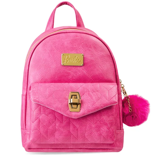 barbie-sac-dos-femme-similicuir-rose-bretelles-r-glables image 1