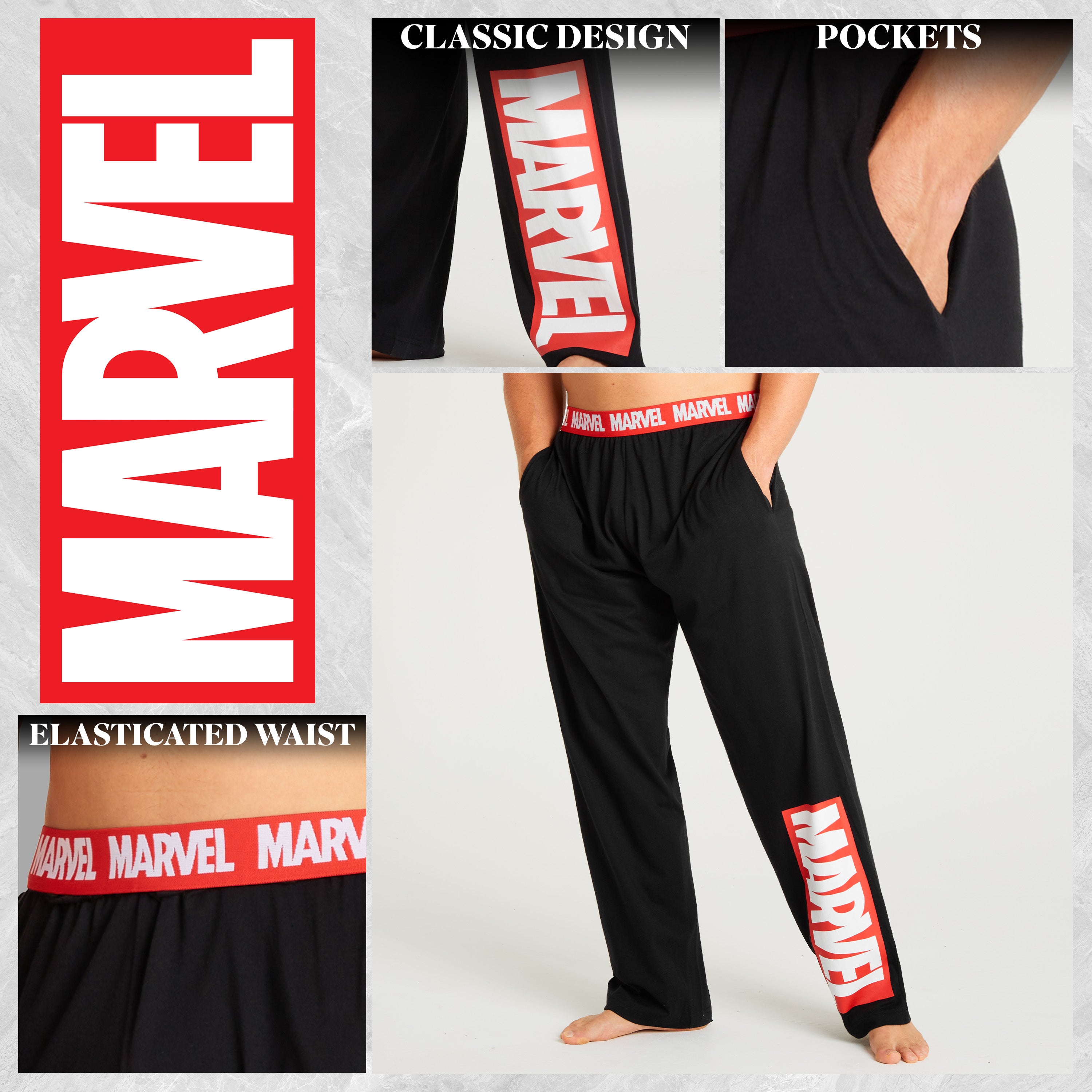 marvel-avengers-bas-de-pyjama-homme-imprim-h-ros image 4