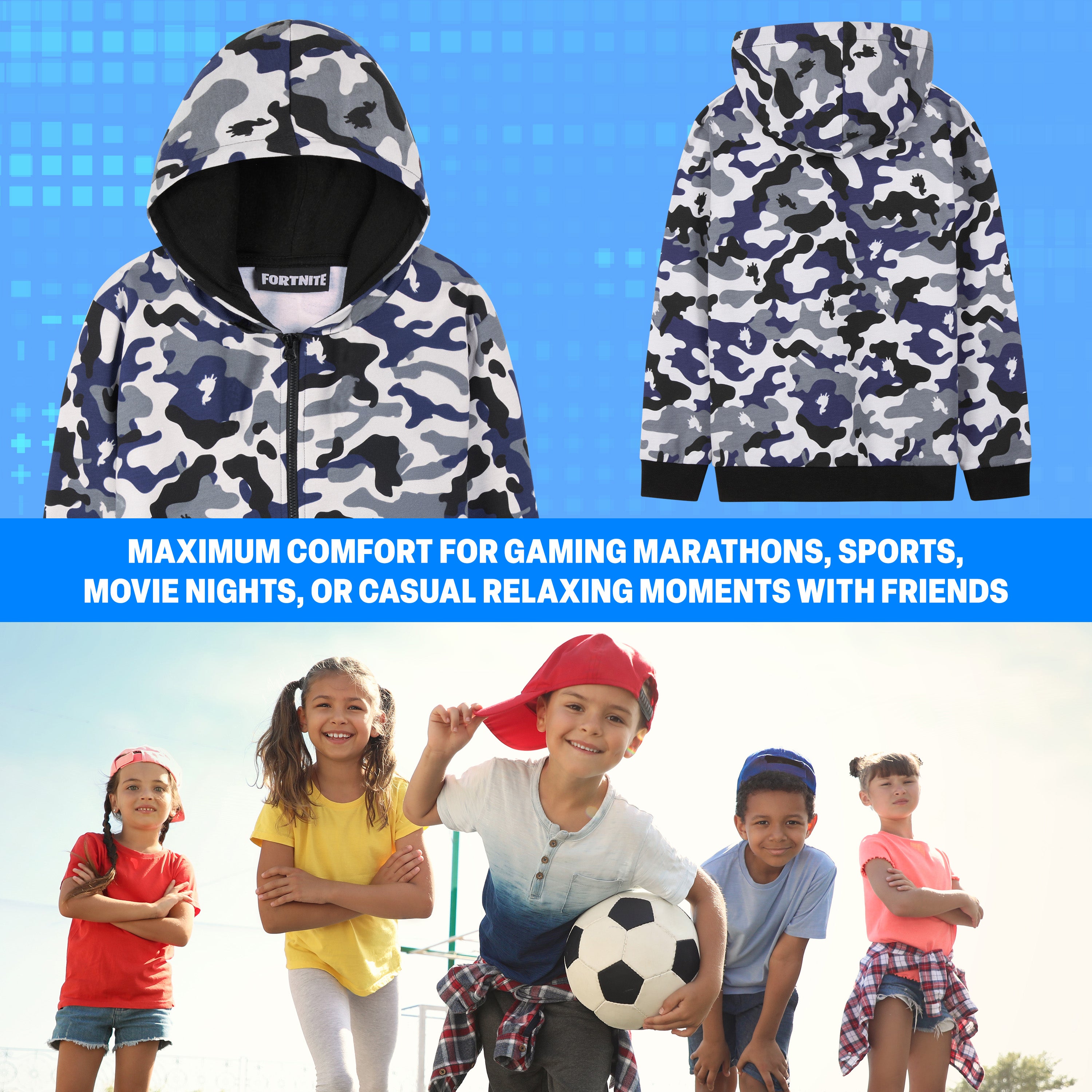fortnite-sweat-zipp-capuche-gar-on-manches-longues image 3