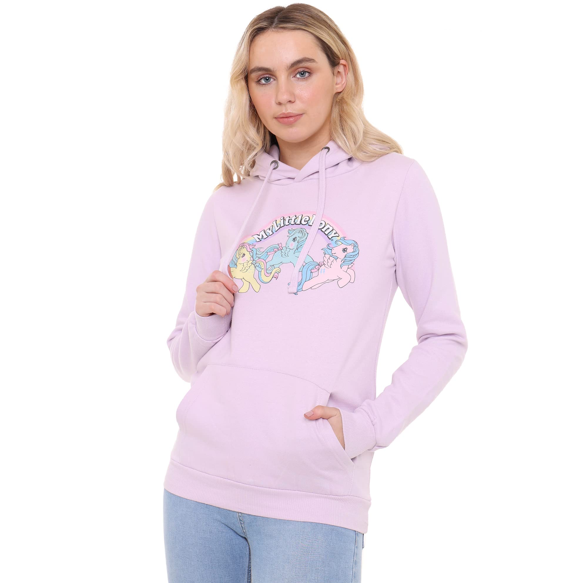 my-little-pony-original-rainbow-hoodie-femme-lavande-s image 2