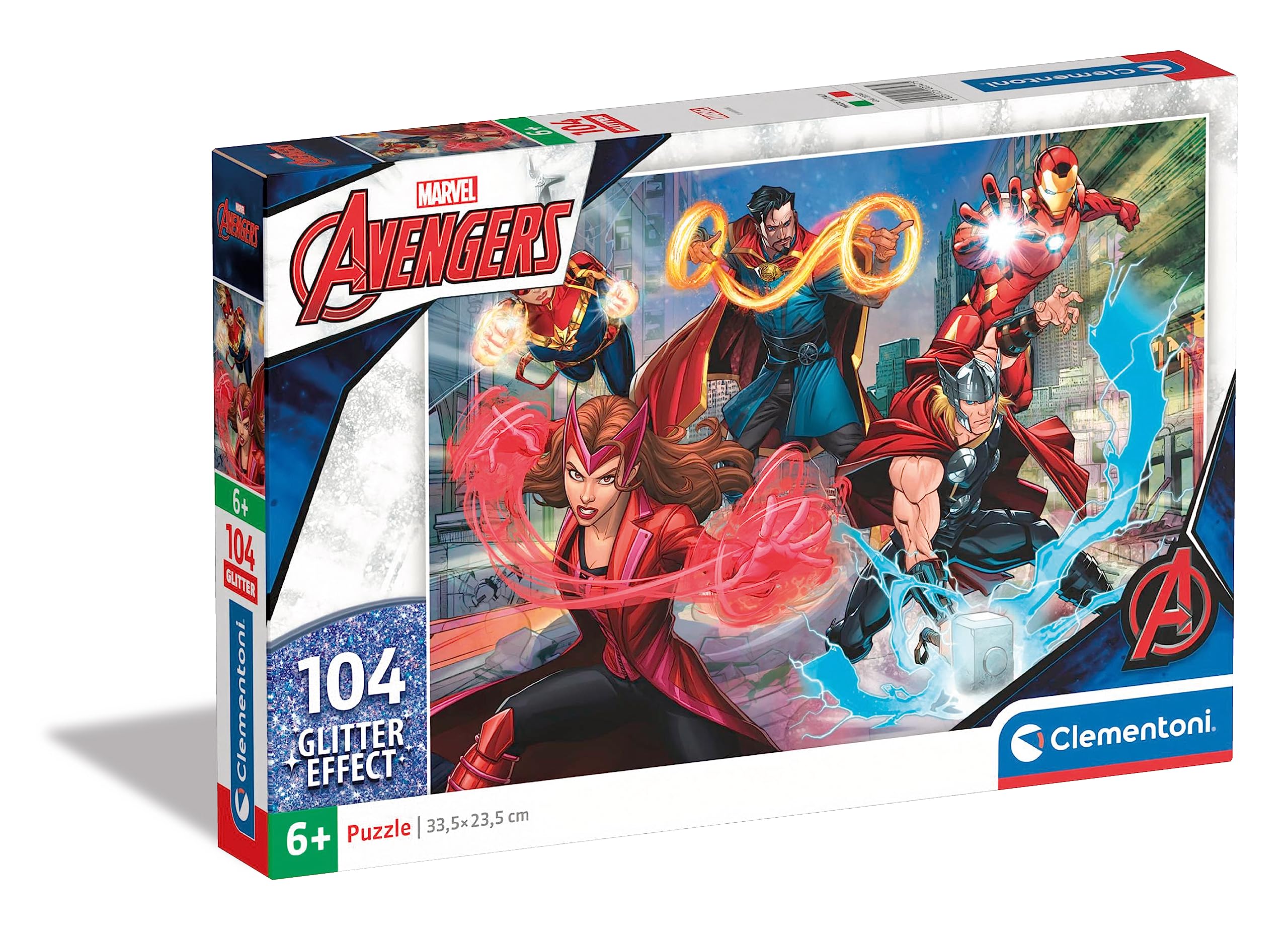 marvel-avengers-supercolor-glitter-puzzle-104-pi-ces-enfant-6-ans image 1