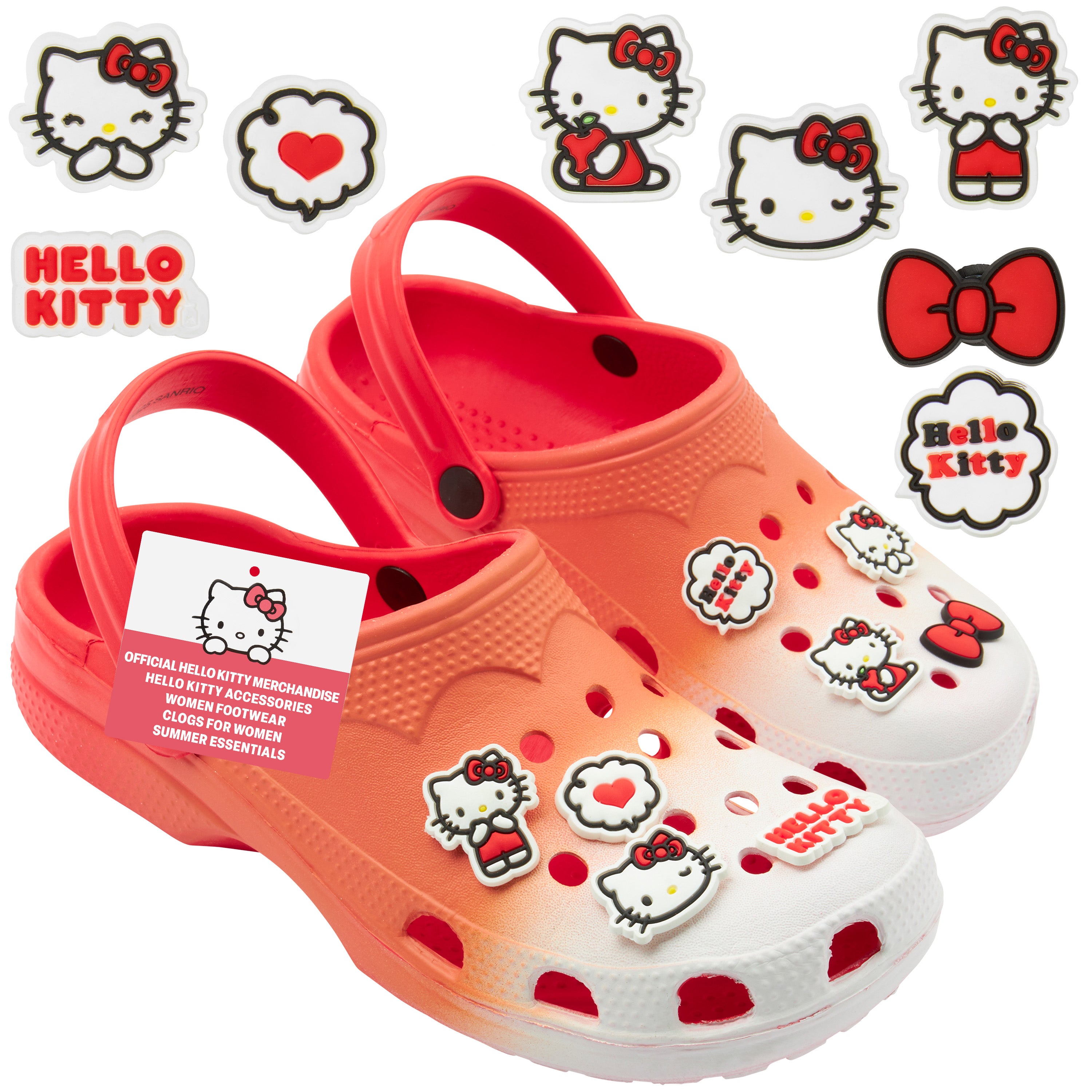 hello-kitty-sabots-femme-ado-breloques-pointure-38 image 3