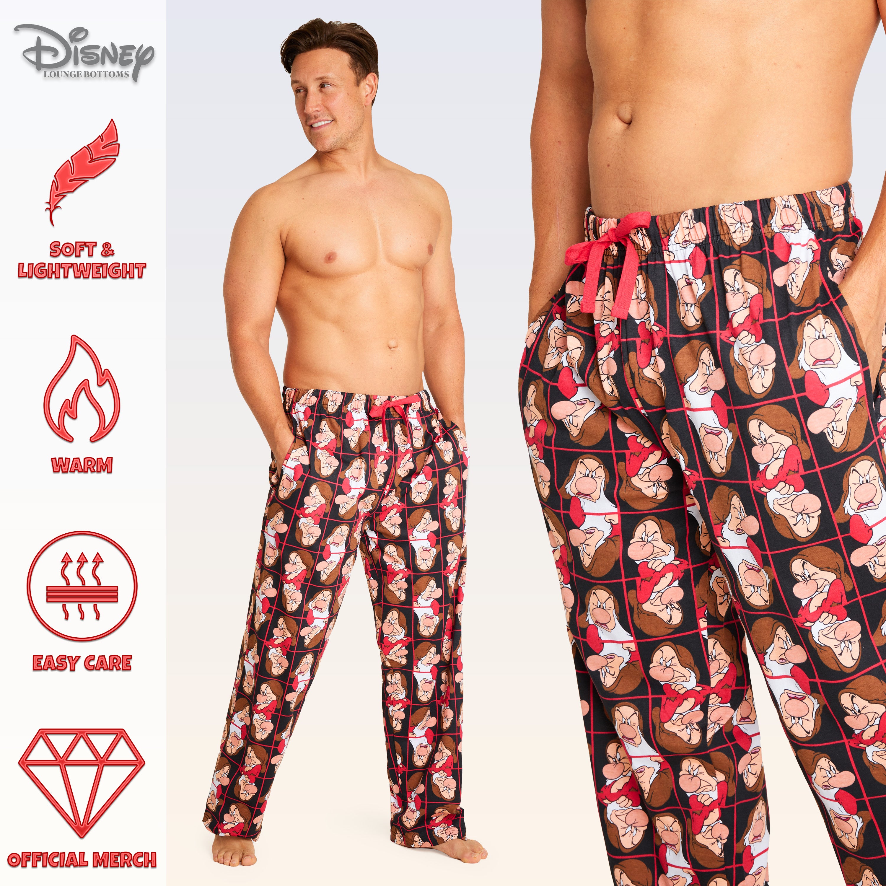 get-trend-men-grumpy-aop-bas-de-pyjama-homme-coton image 5