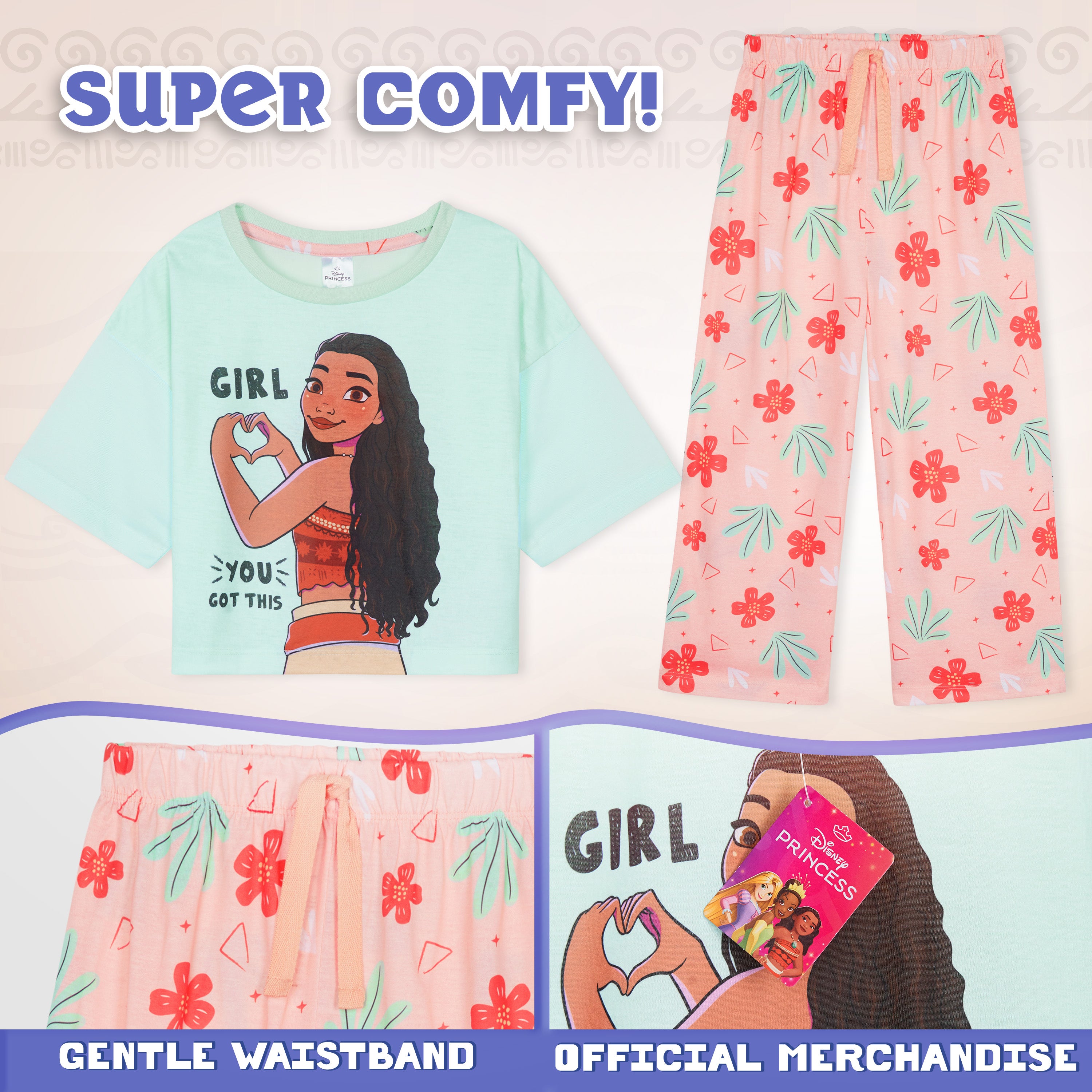 disney-moana-pyjama-fille-2-pi-ces-4-14-ans image 3