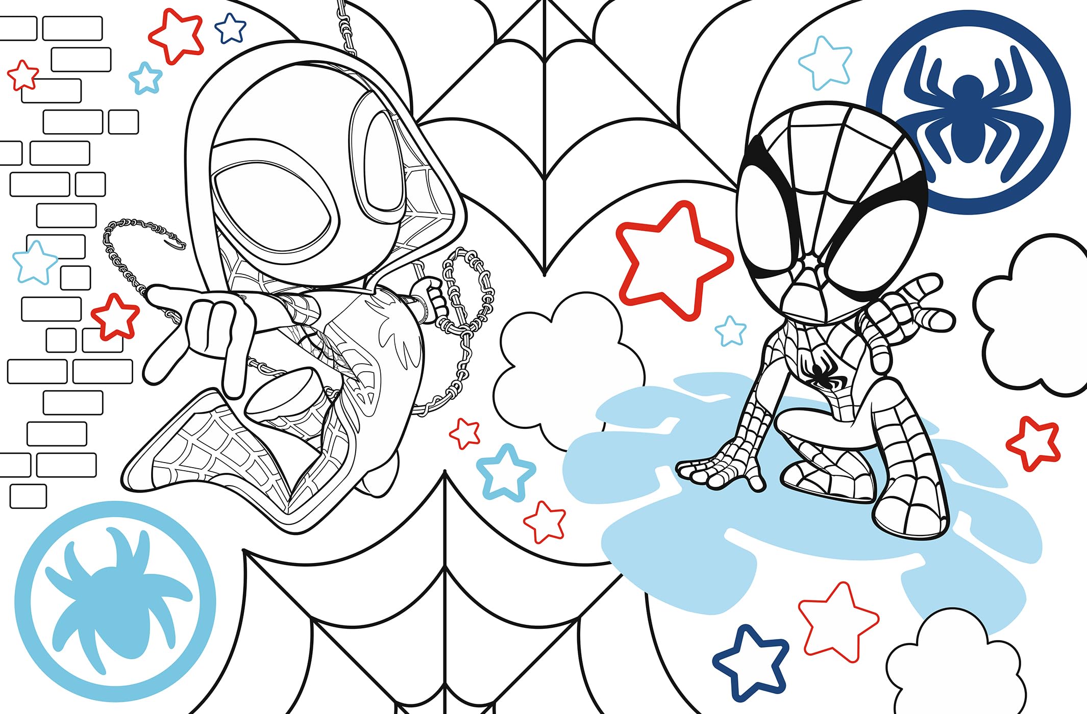 marvel-spidey-et-ses-amis-coloriage-g-ant-enfant image 3