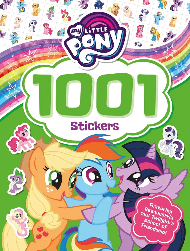 my-little-pony-1001-stickers-livre-autocollants-enfants image 1