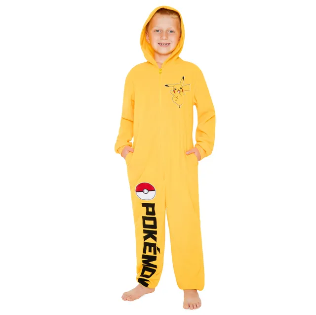 pok-mon-combi-pyjama-gar-on-polaire-capuche-7-8-ans image 1