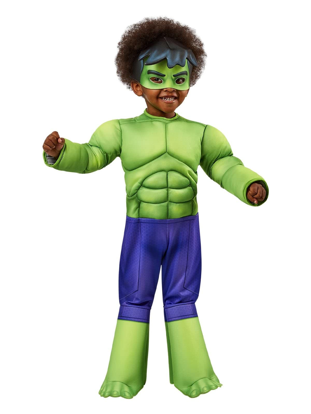 marvel-spidey-costume-hulk-enfant-3-4-ans-combinaison-masque image 1