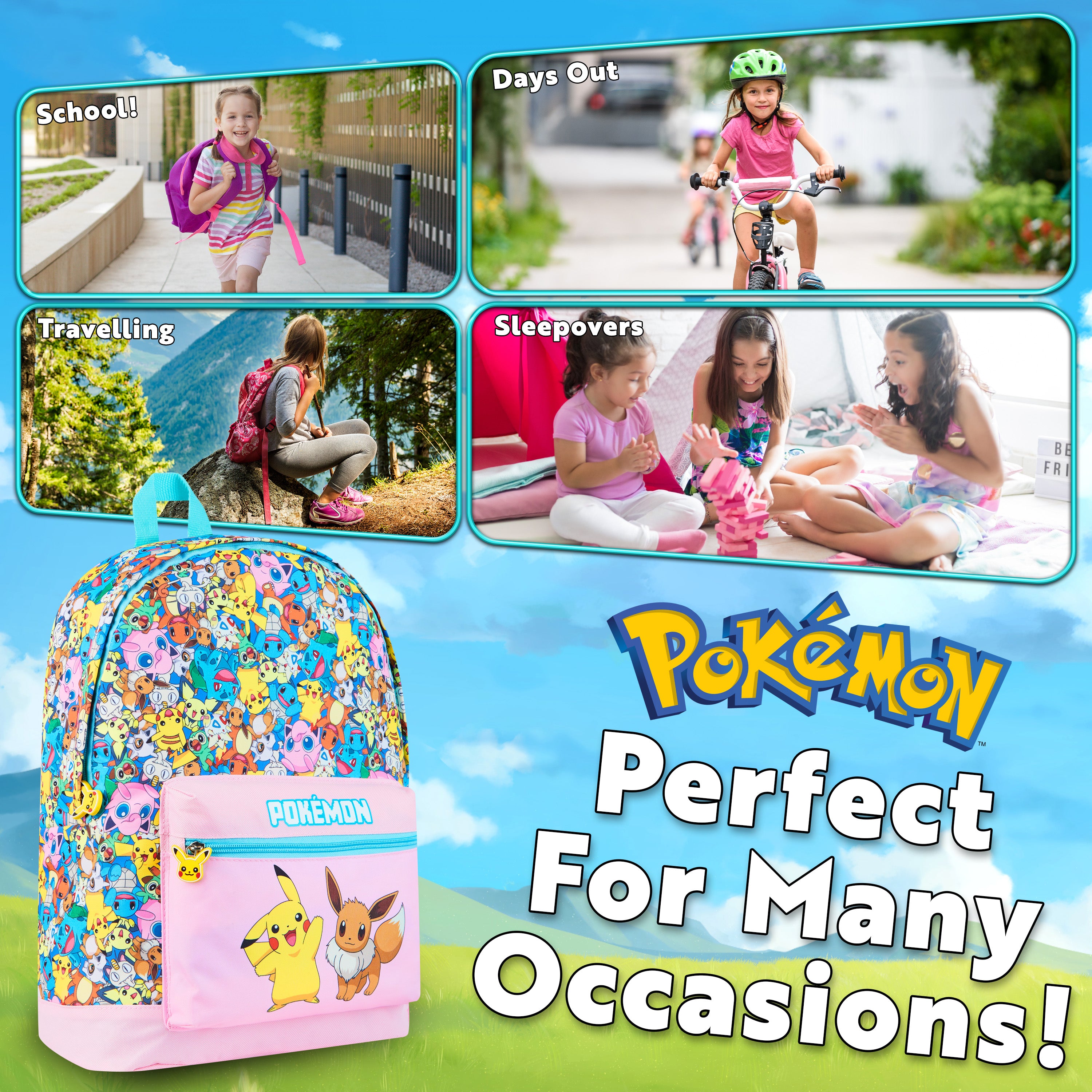 pok-mon-evoli-pikachu-sac-dos-enfant-cole image 4