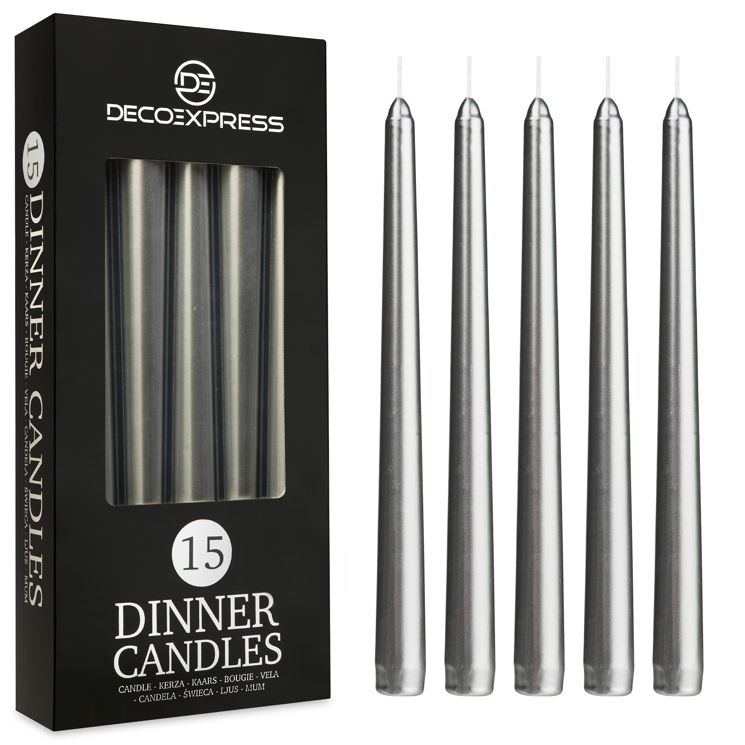 get-trend-deco-express-classic-bougies-effil-es-dor-x10-8h image 7