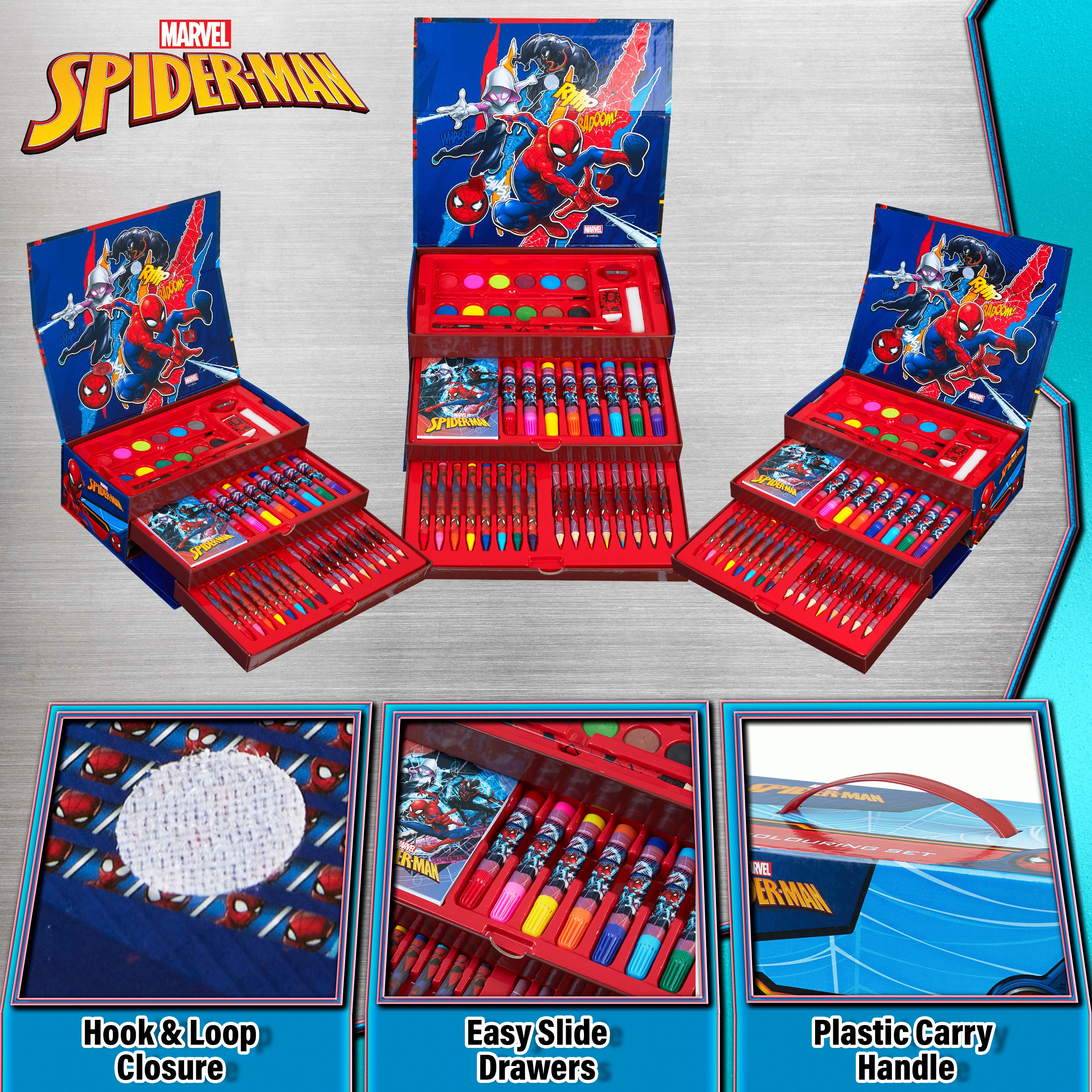 marvel-coffret-dessin-enfant-spiderman-avengers-multicolore image 3