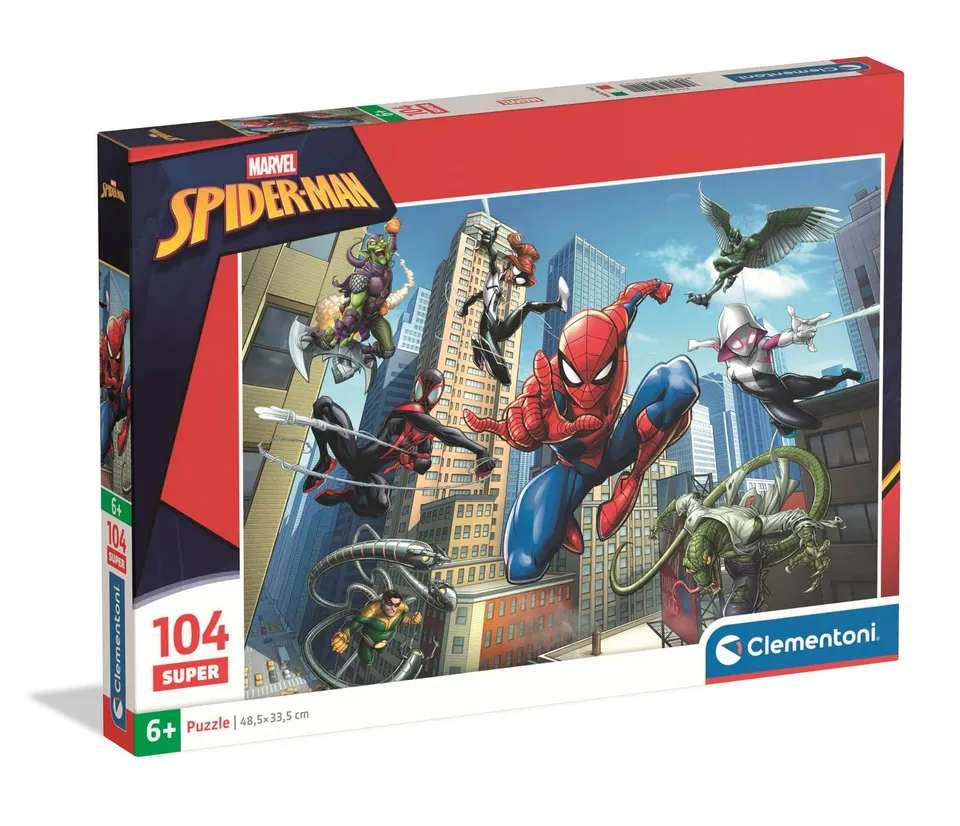 clementoni-super-spider-man-puzzle-enfant-104-pi-ces-6-ans image 1