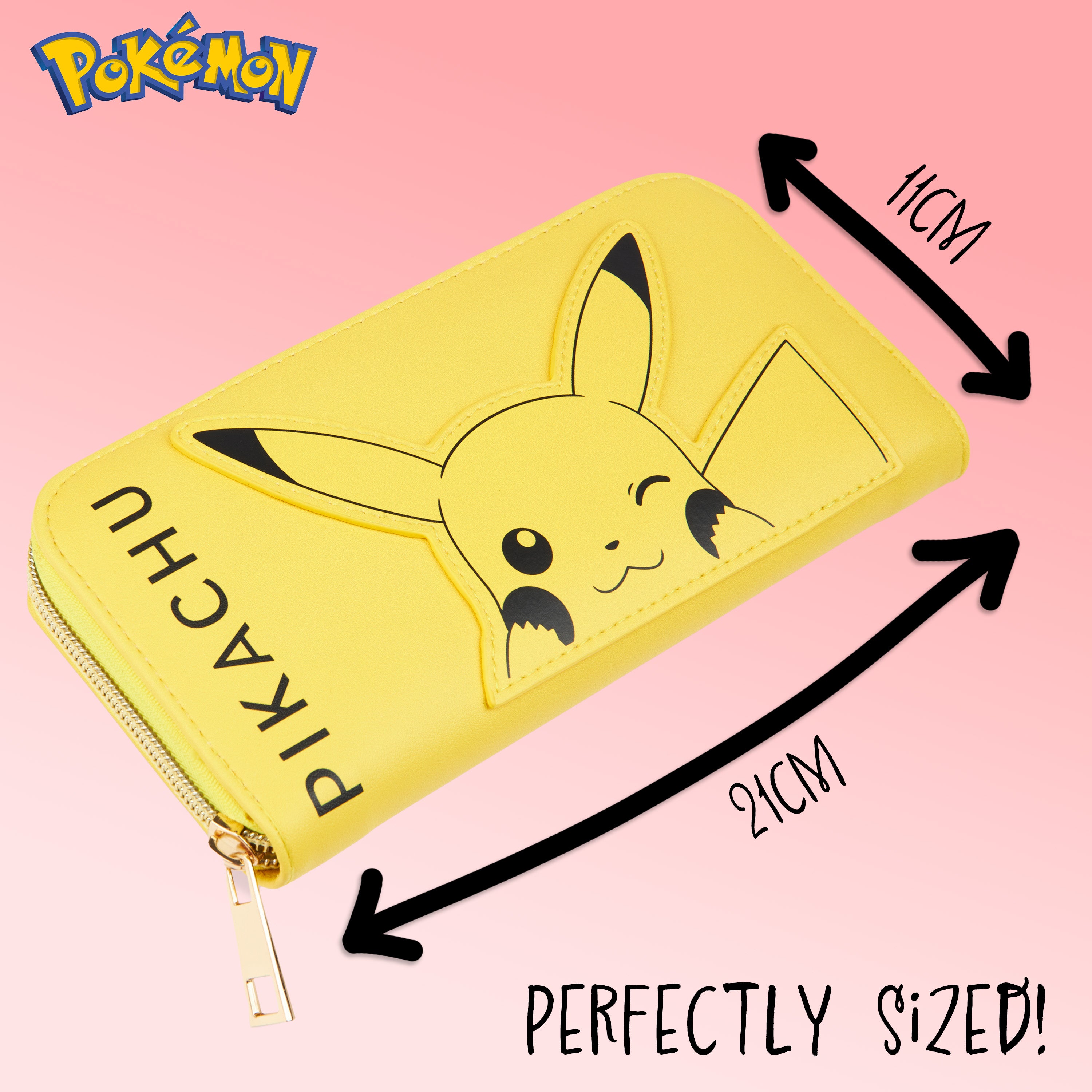 pok-mon-pikachu-portefeuille-femme-grand-zip-voyage image 6