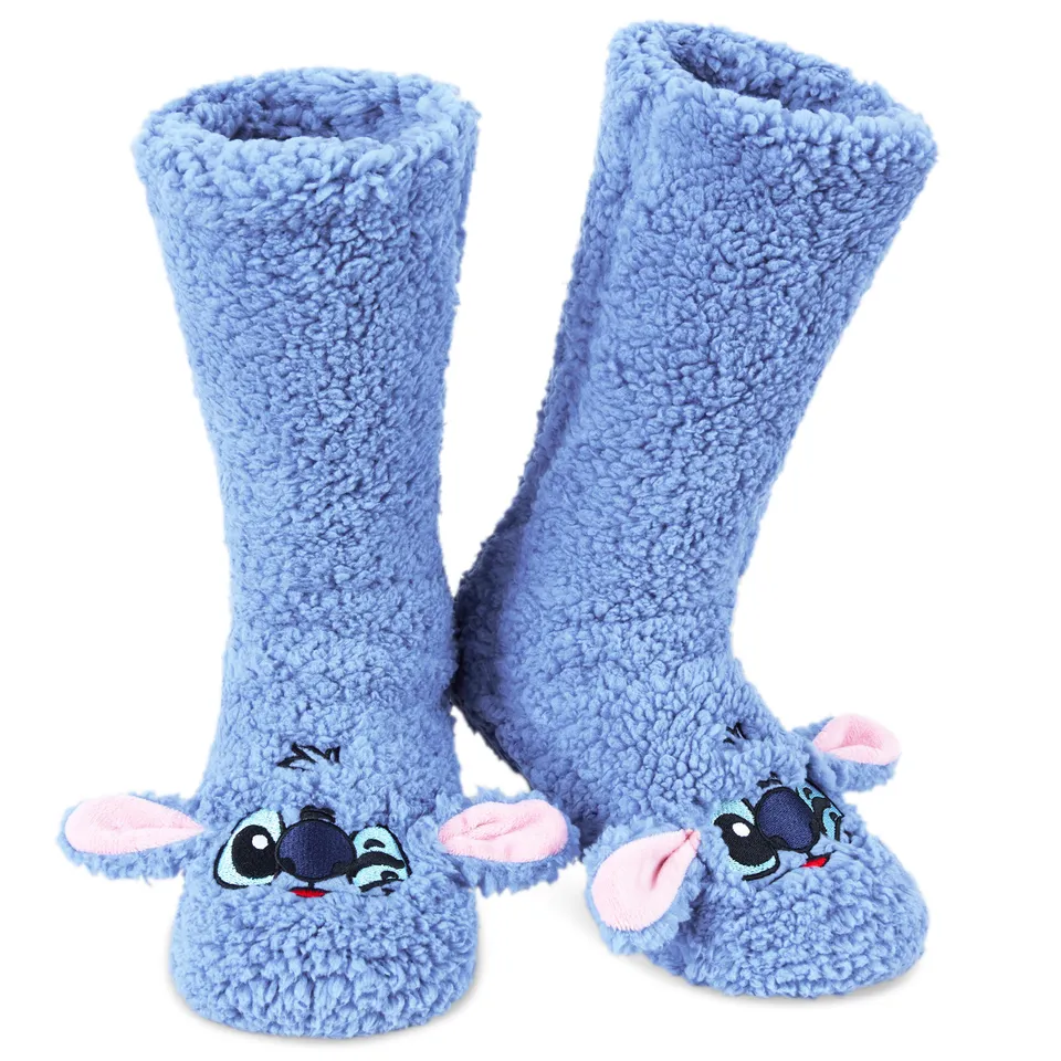 disney-chaussettes-pilou-femme-ado-antid-rapantes-stitch image 1