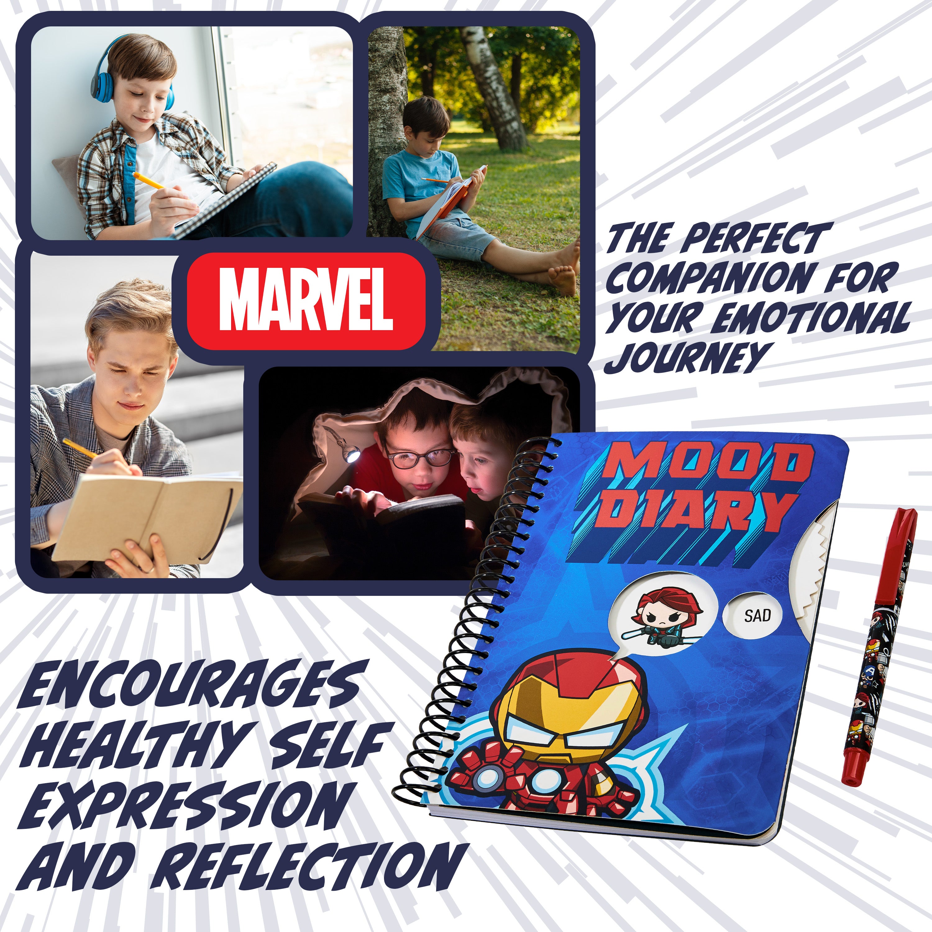 marvel-avengers-carnet-intime-iron-man-stickers image 5
