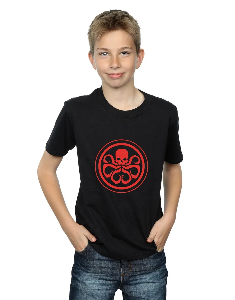 marvel-hydra-logo-t-shirt-gar-on-coton-peign image 1