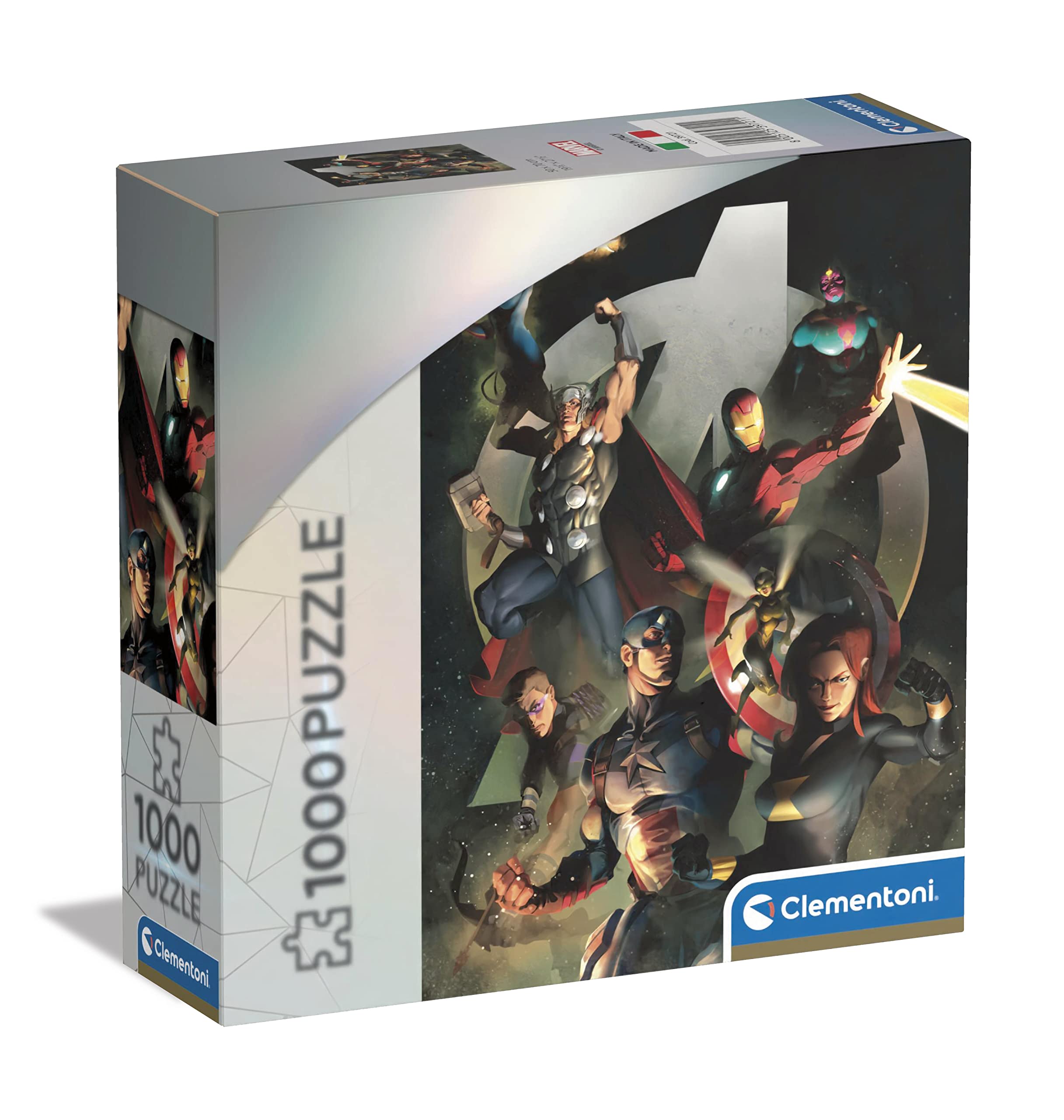 clementoni-marvel-avengers-puzzle-1000-pi-ces-70x50-cm-39721 image 1
