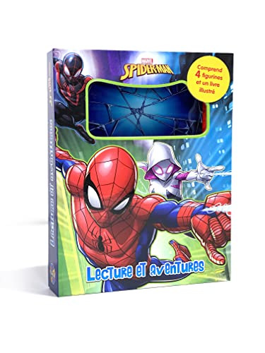 marvel-spiderman-lecture-et-aventures-livre-4-figurines image 8