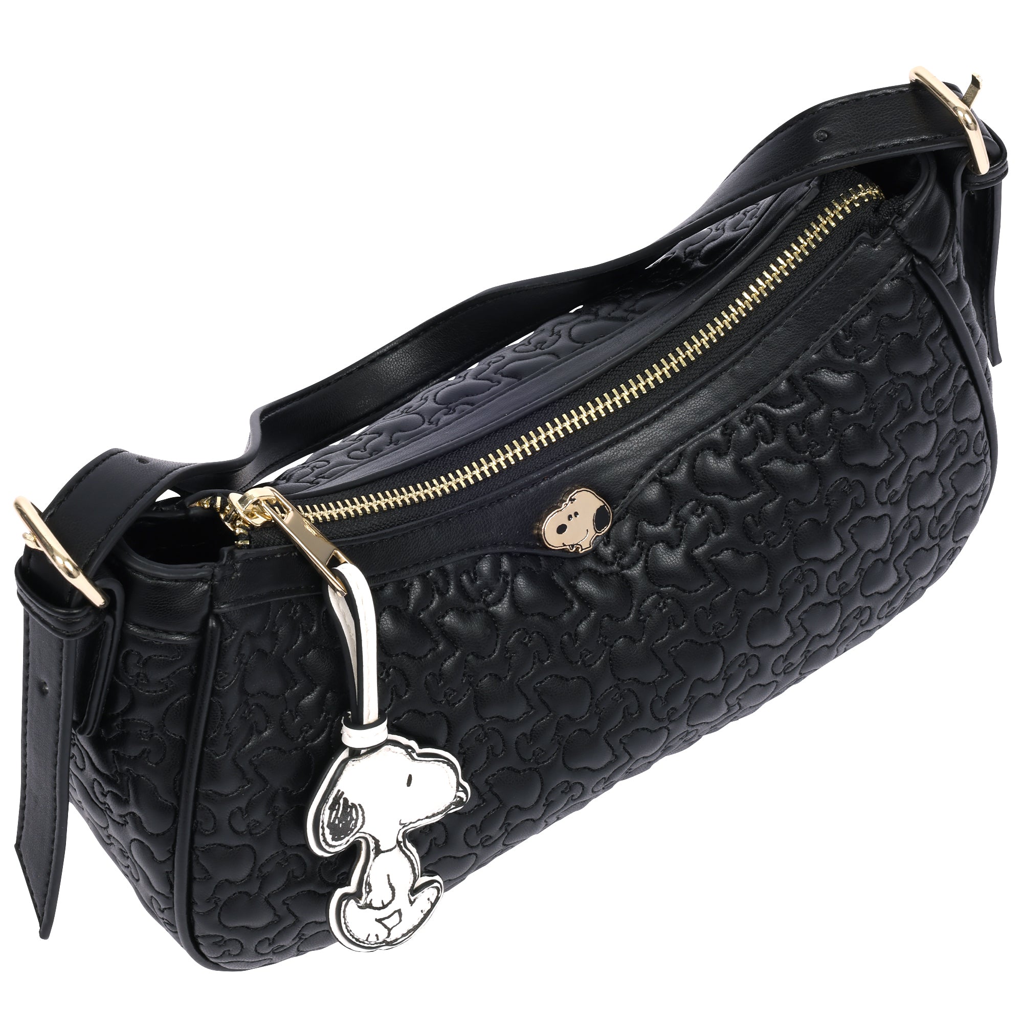 danielle-nicole-peanuts-quilted-sac-paule-noir-snoopy image 5
