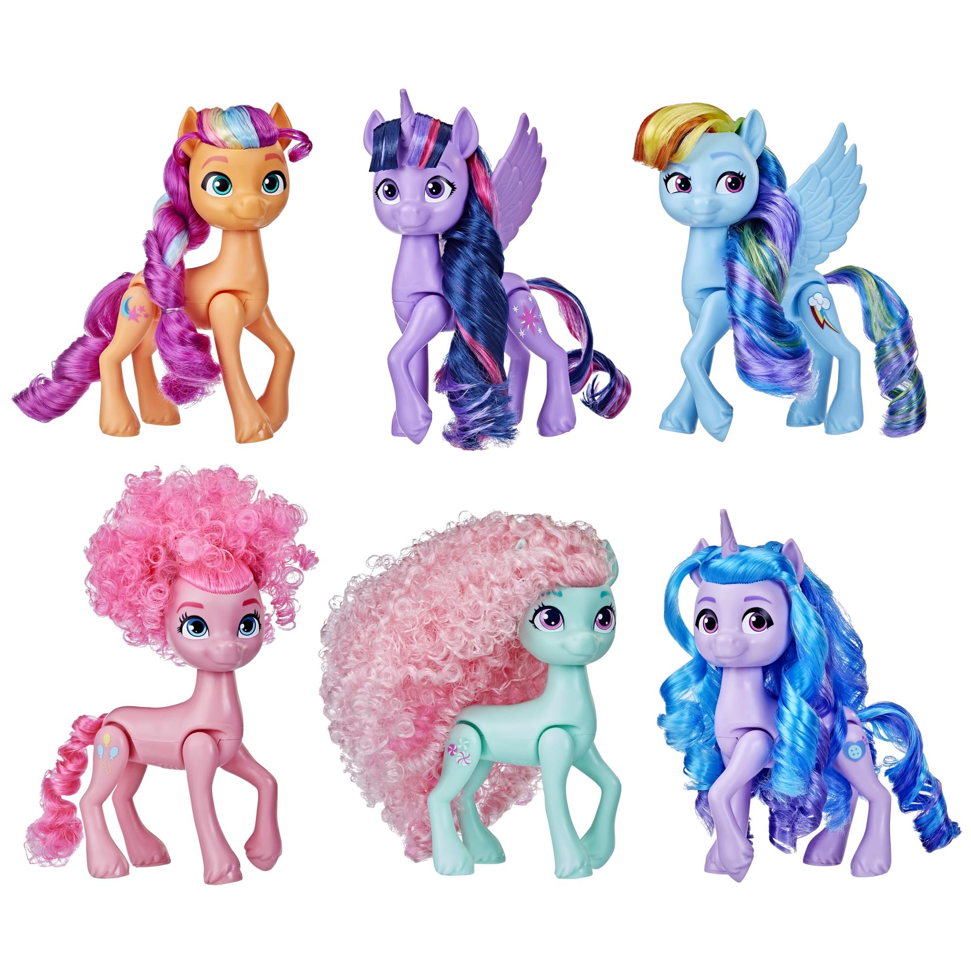 my-little-pony-amis-arc-en-ciel-coffret-6-poneys-14-cm image 1